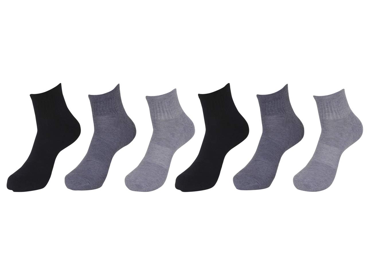 Calvin Klein Men's Athletic Ankle Crew Socks 6-Pack - Breathable Comfort for Sports & Casual Wear (Size 7-12, Assorted Blue) - Perfect for Running, Gym & Everyday Use