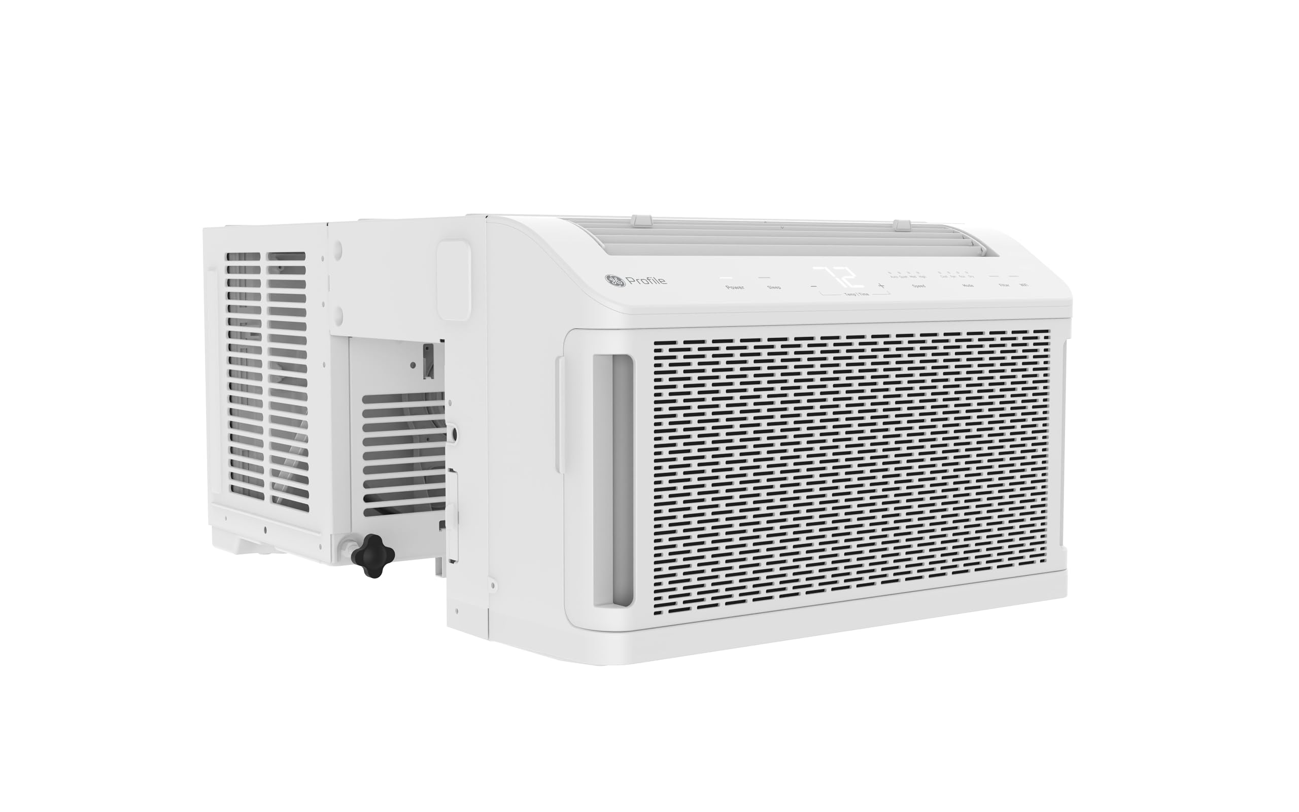 GE PROFILE AHTT08BC 8300 BTU White Window Air Conditioner - Cool & Quiet Cooling for Bedrooms, Living Rooms & Small Spaces