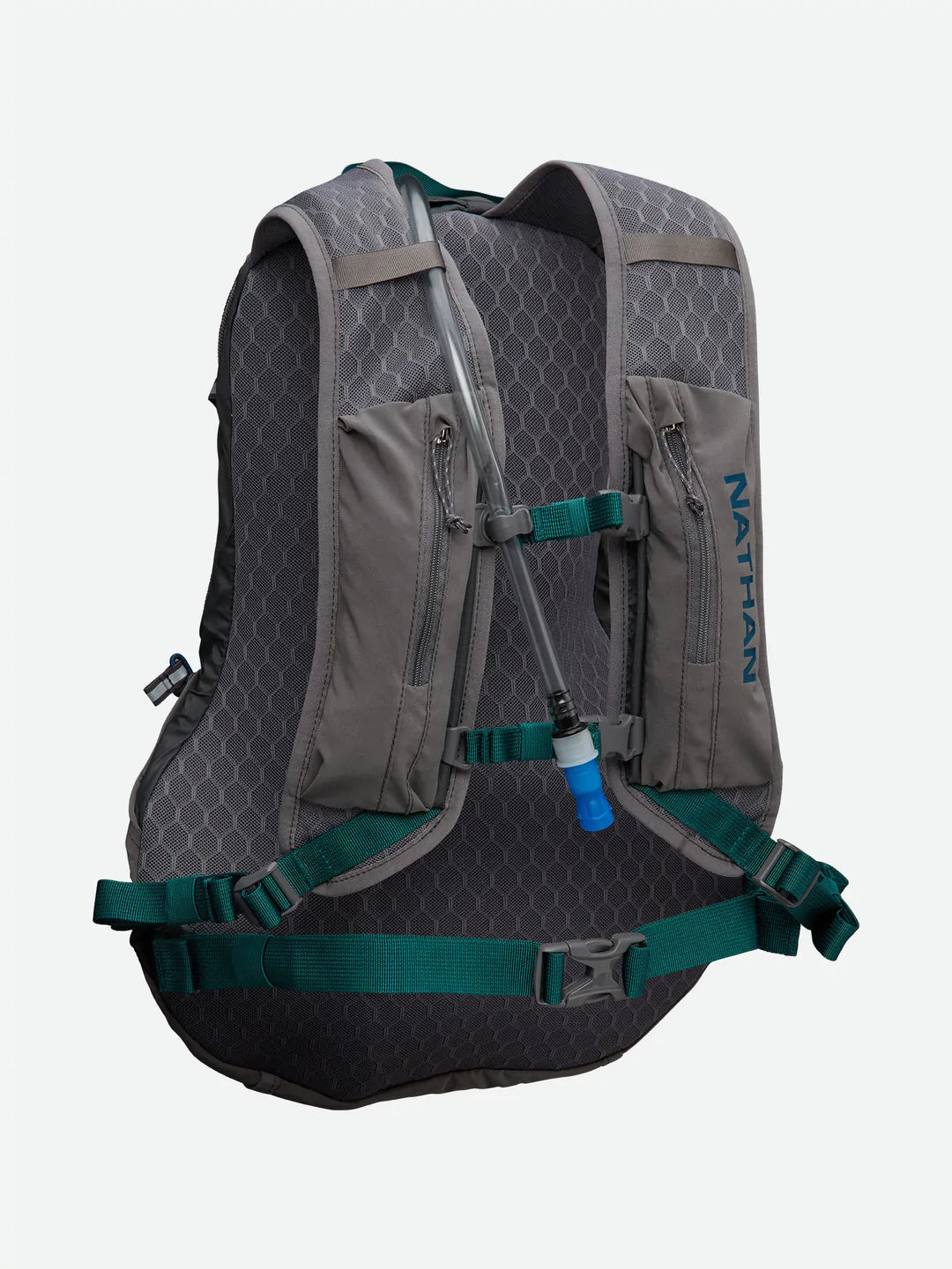 10L Hydration Pack for Hiking & Running - Lightweight Crossover Backpack with Water Bladder (Charcoal/Marine Blue) - Perfect for Outdoor Adventures, Camping & Travel