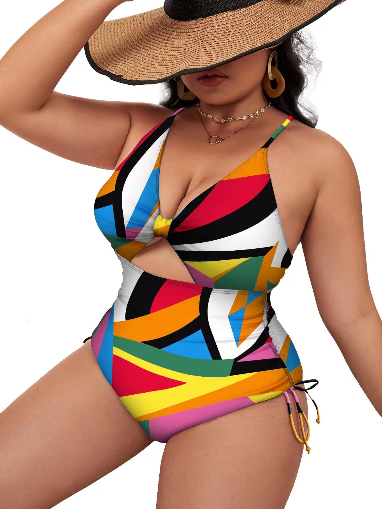 2023 Plus Size One Piece Swimsuits for Women - High Waisted Tummy Control Bathing Suits - Flattering Swimwear for Beach, Pool & Vacation