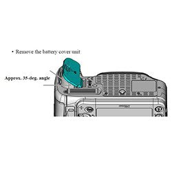 Original Nikon D7100 Battery Door Cover Replacement - Durable & Secure Battery Compartment Accessory for Nikon D7100 DSLR Camera - Perfect for Travel, Photography & Professional Use