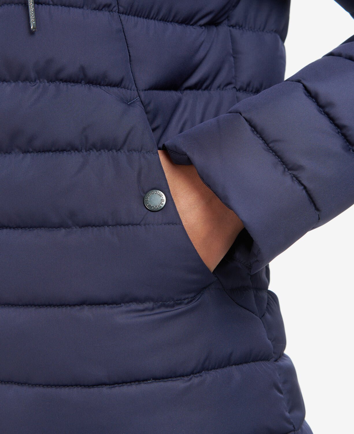 BARBOUR Coraline Quilted Jacket for Women - Waterproof & Lightweight Winter Coat (Ink Blue) | Outdoor Hiking, Casual Wear & City Commute