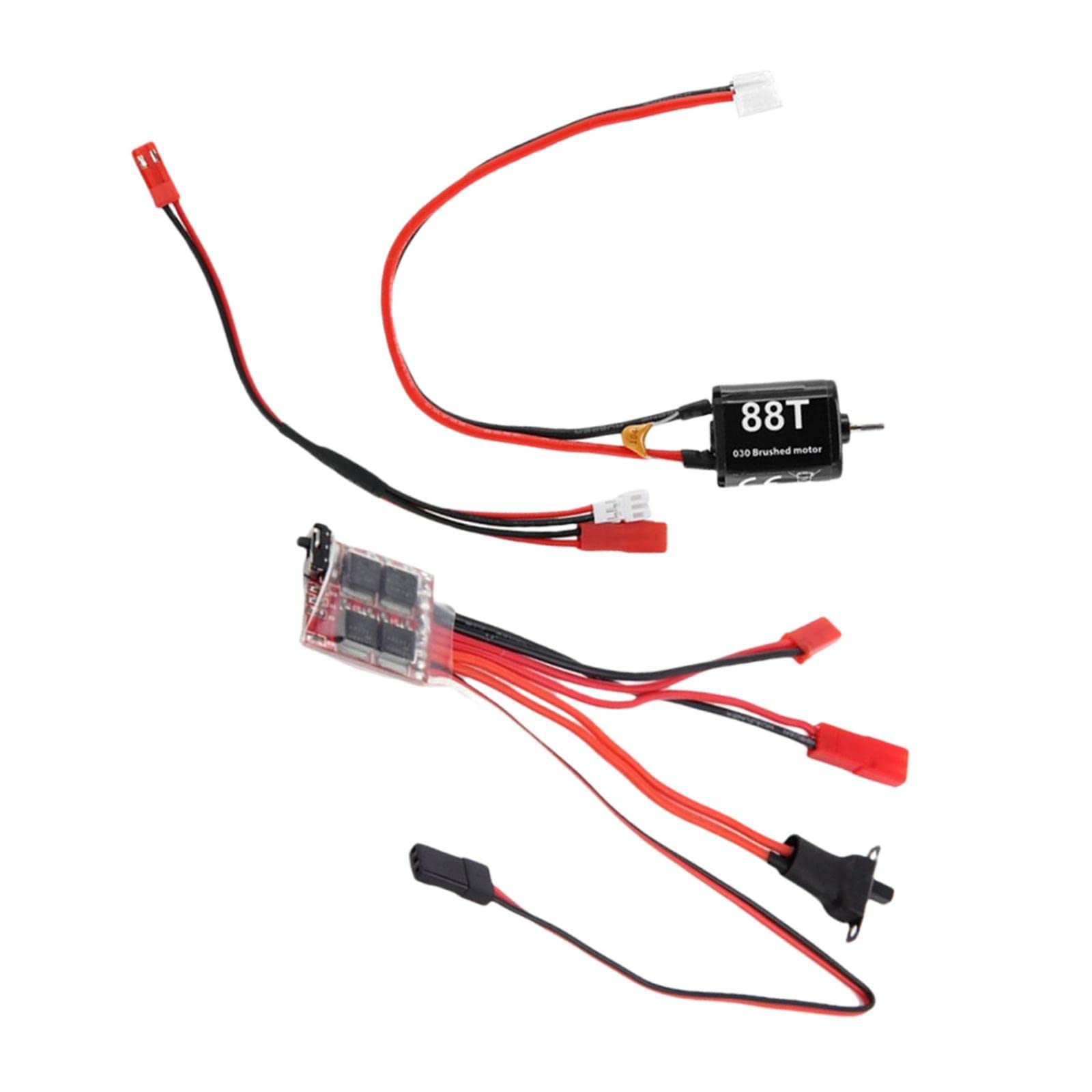 High Torque Brushed RC Motor for RC Cars - Upgraded Replacement Part for Enhanced Performance - Ideal for Racing, Off-Roading & DIY RC Car Projects