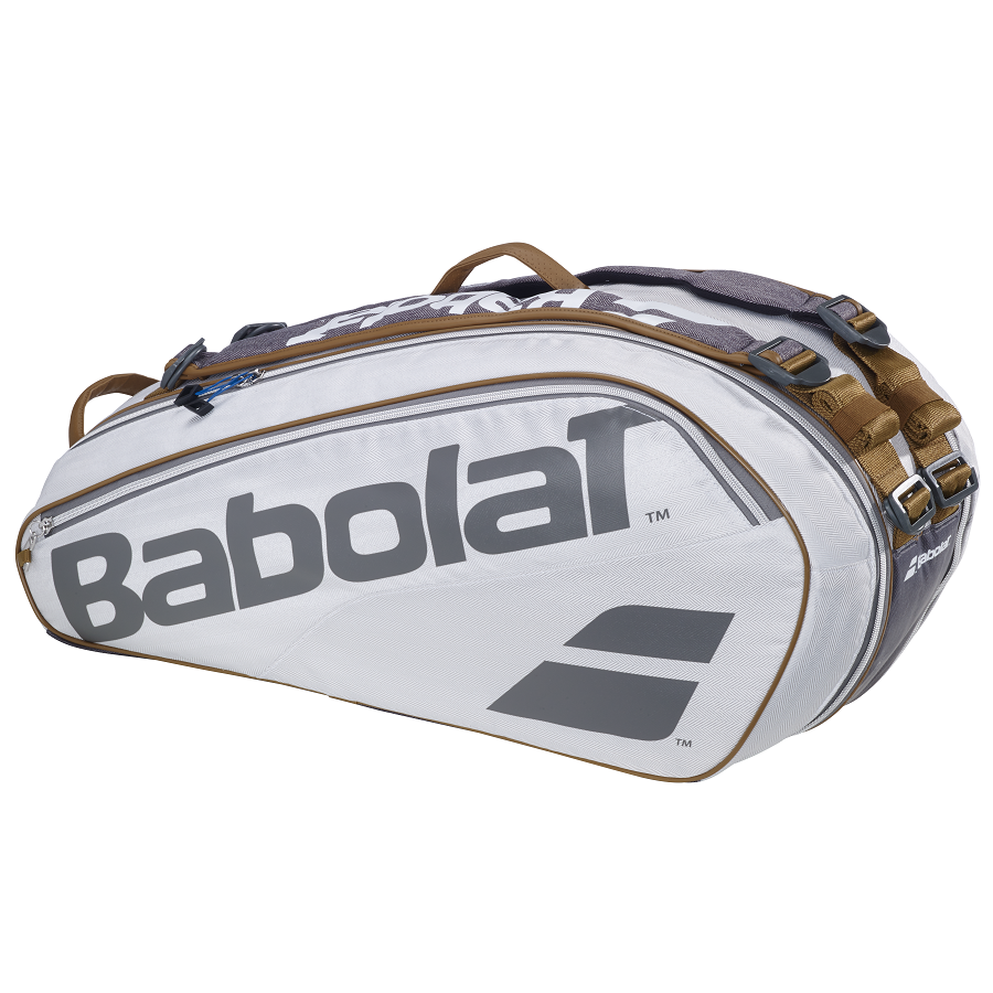 Babolat Pure Wimbledon 6 Pack Tennis Racquet Bag - Premium Tennis Gear for Men & Women - Perfect for Tennis Matches, Training & Travel