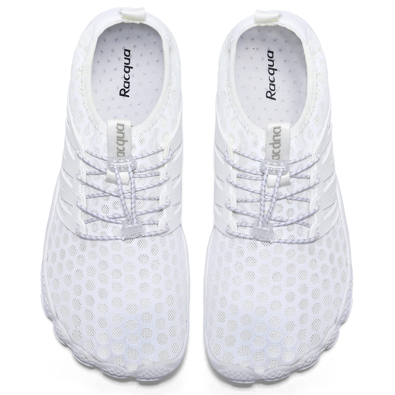 **Racqua Composite Mesh Water Shoes for Men & Women - Lightweight Quick-Dry Aqua Shoes for Swimming, Beach, Surfing & Water Sports**