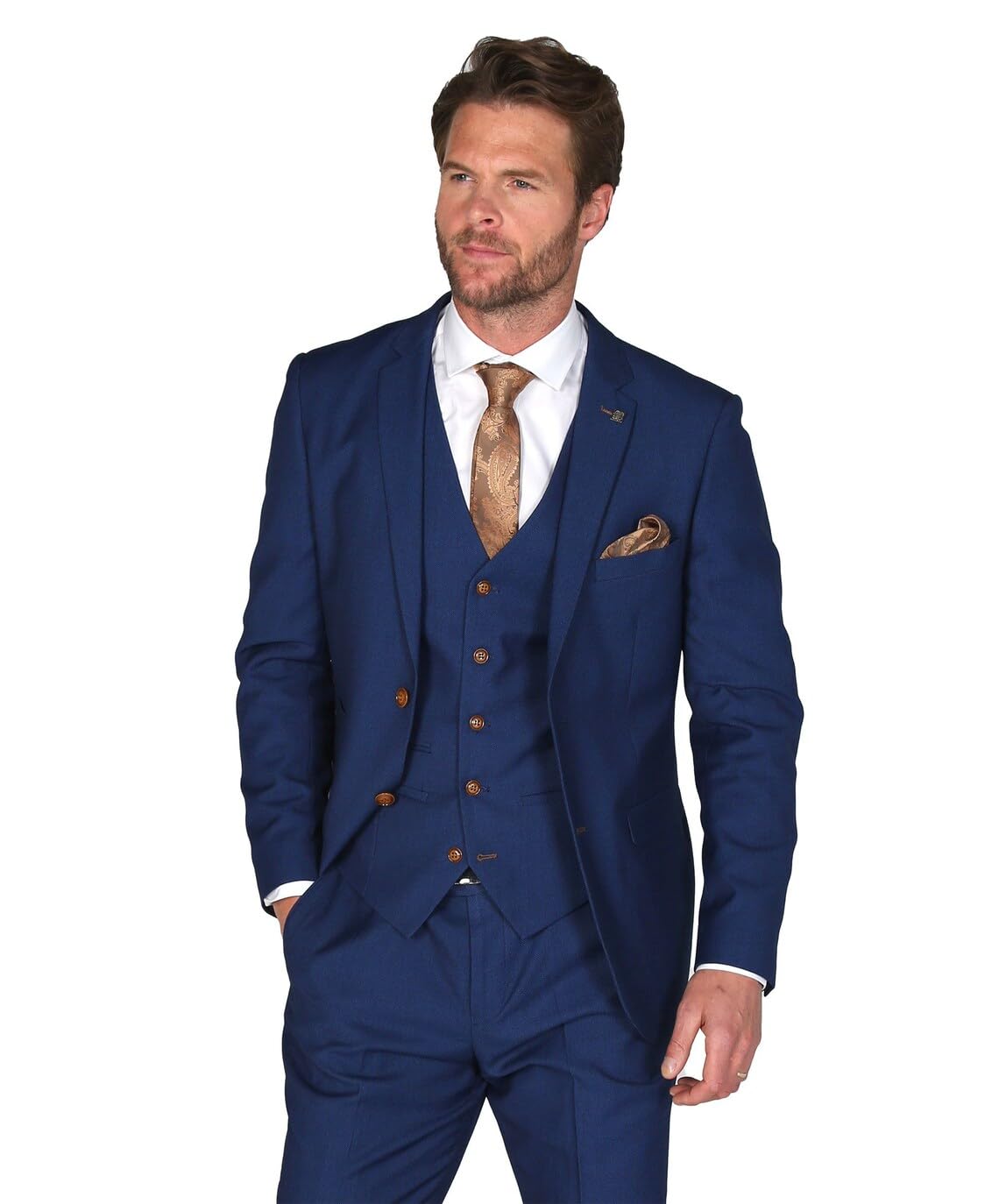 Men’s & Boys’ Matching 3-Piece Check Suit Set | Retro Tailored Fit Formal Wear | Wedding, Prom, Business & Special Occasion Outfits