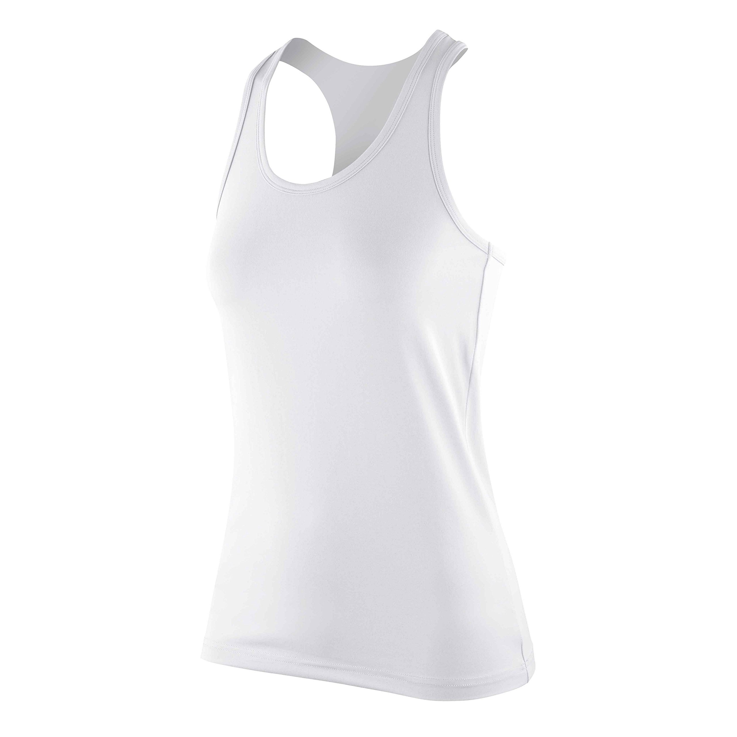 Spiro Women's Softex Stretch Fitness Vest Top - Breathable Workout Tank for Yoga, Running & Gym - XS (Peppermint Green) - Lightweight Athletic Wear for Active Lifestyles