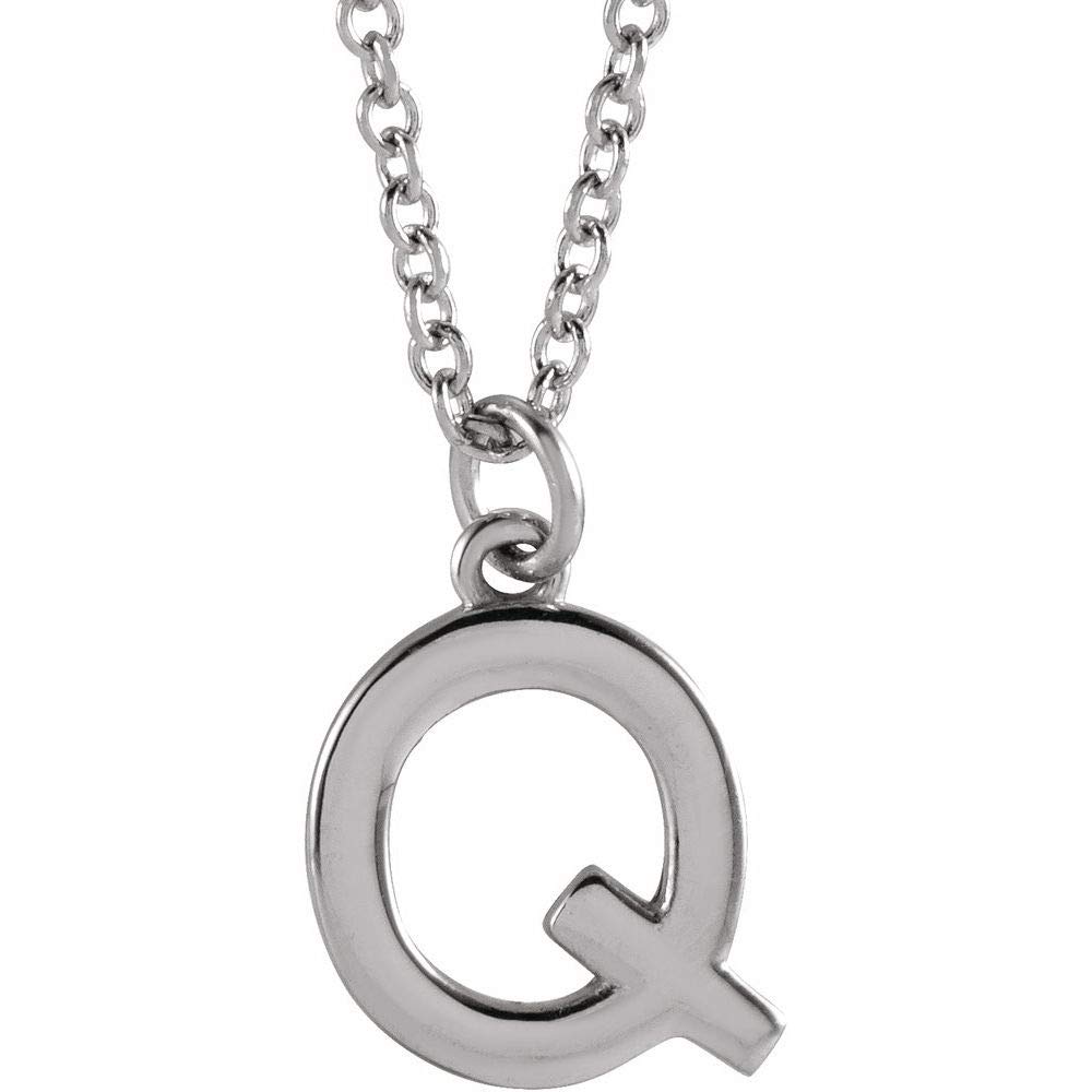 Alphabet Initial Letter Dangle Charm Pendant Necklace - 18 Inch Gold/Silver Personalized Name Necklace - Perfect Gift for Women, Girls, Birthday, Anniversary & Everyday Wear