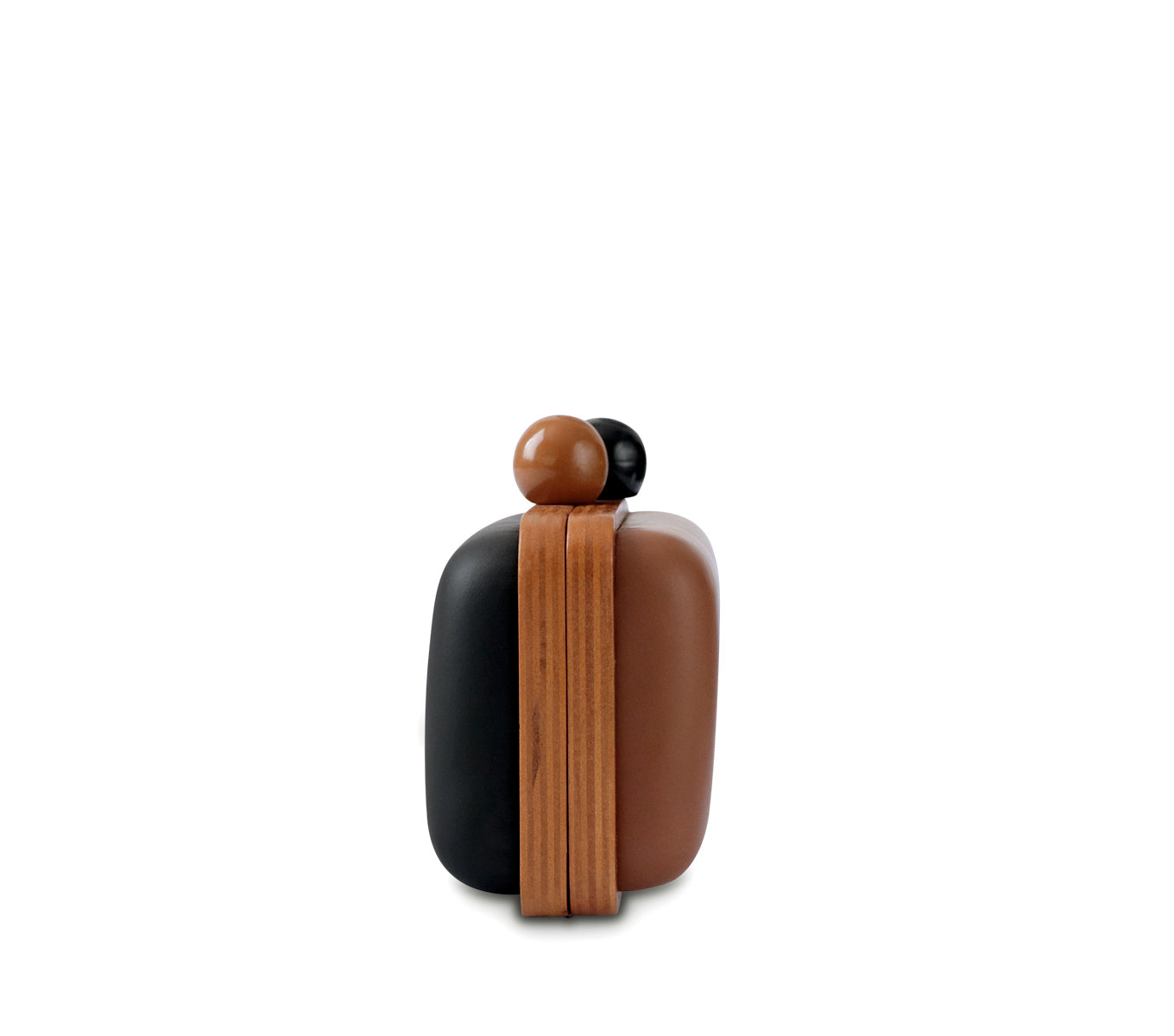 Stylish TOUCH WOOD Clutch Purse for Women - Elegant Wooden Clutch Bag with Magnetic Closure - Perfect for Evening Parties, Weddings & Special Occasions