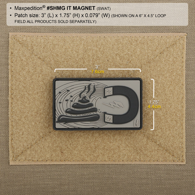 Custom It Magnet Morale Patch - Hook & Loop Fastener for Military, Tactical & Police Uniforms - Perfect for Hats, Vests & Backpacks