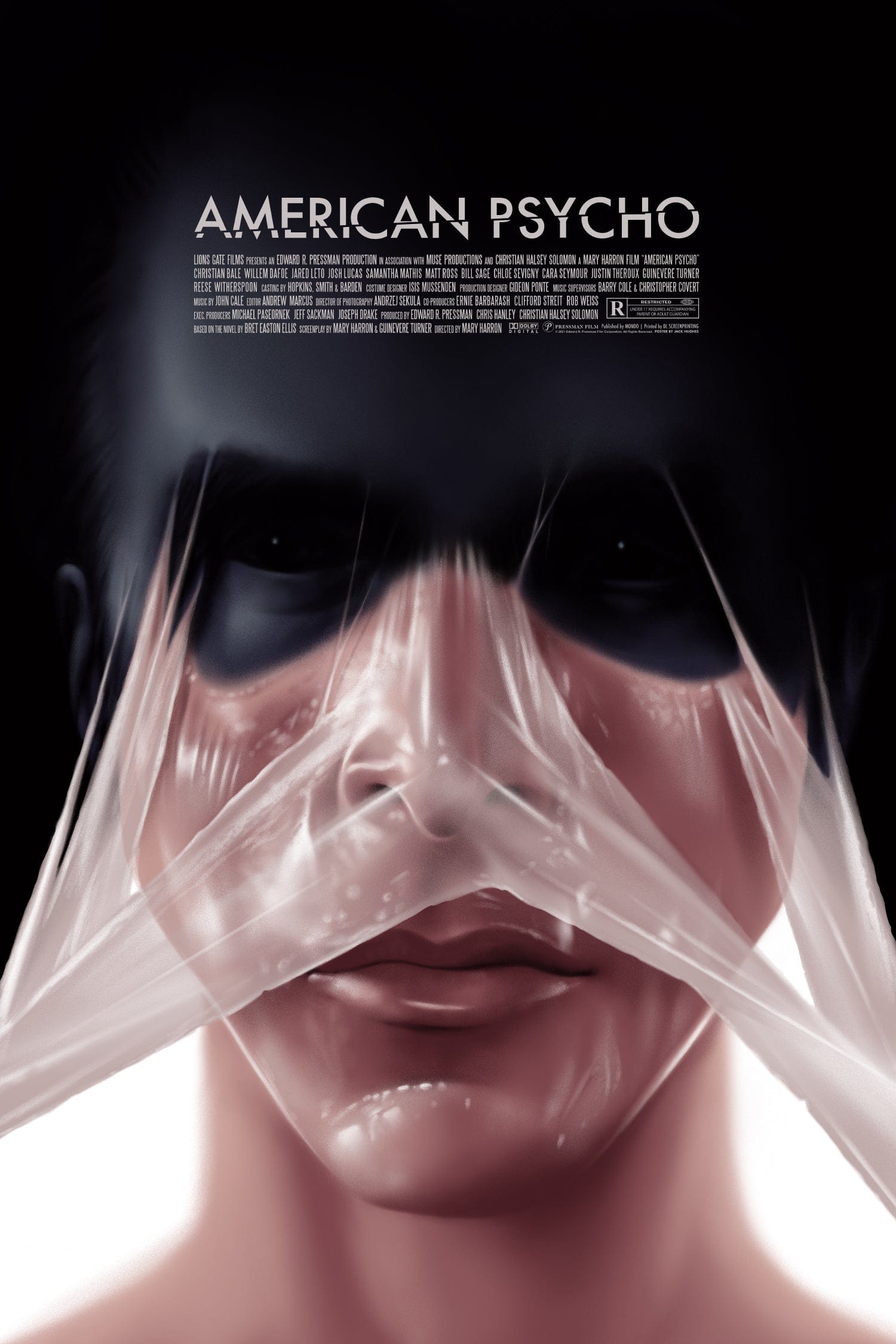 American Psycho Movie Poster - High Quality Print for Home Theater, Office & Man Cave Decor - Perfect Gift for Film Fans & Collectors