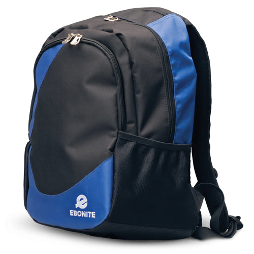 Premium Ebonite Backpack for Men & Women - Waterproof Travel Hiking Backpack in Blue - Perfect for School, Work, Gym & Outdoor Adventures