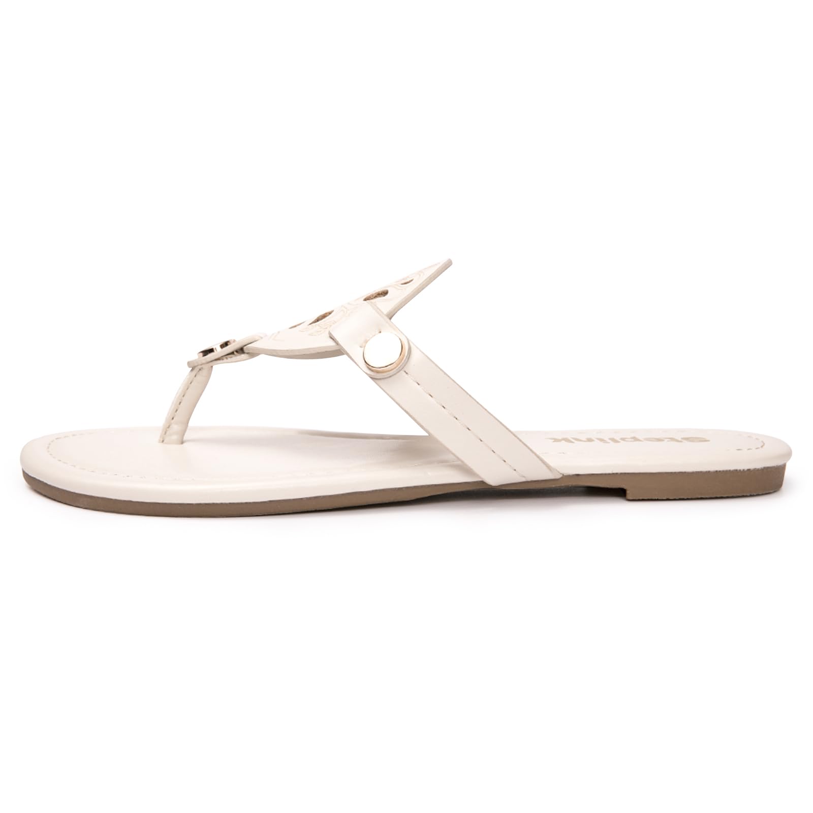Women's Comfortable Flat Sandals - Slip On Slides & Flip Flops for Summer - Casual & Dressy Thong Sandals for Beach, Pool, Vacation & Everyday Wear