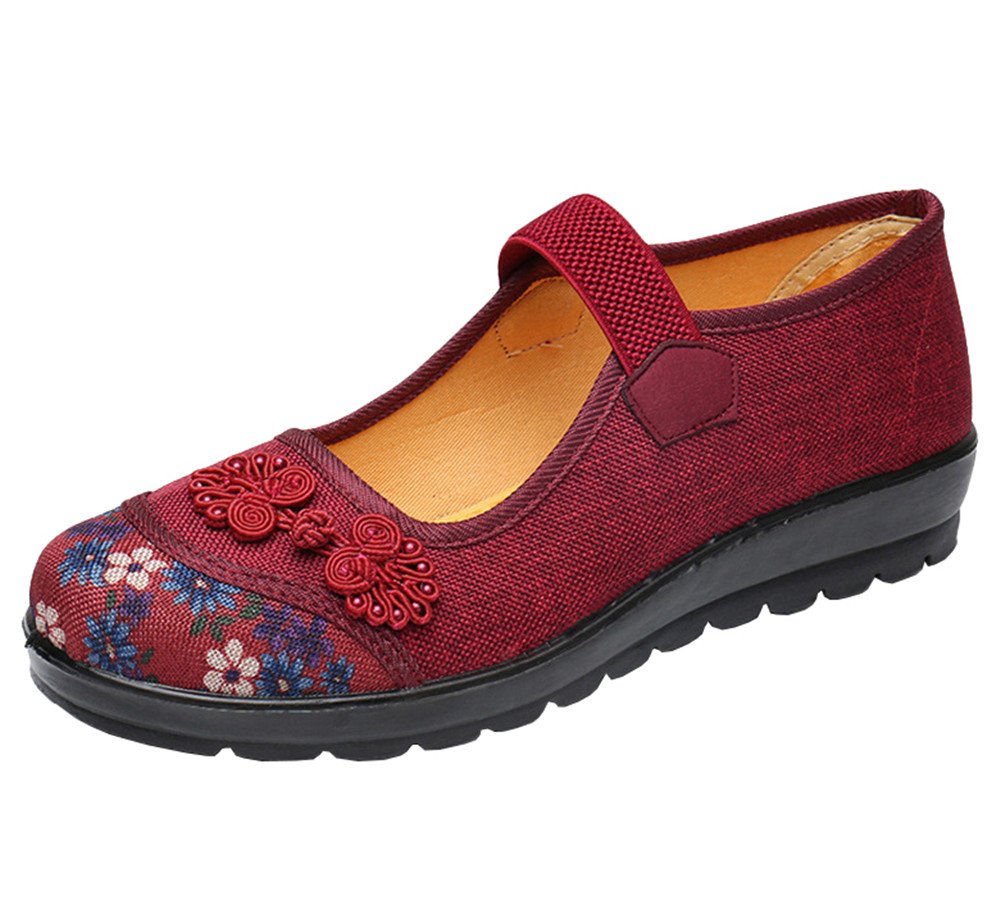 MissFiona Women's Hollow Out Mary Jane Flats - Breathable Soft-Soled Granny Walk Shoes for Dance, Comfort & Casual Wear - Perfect for Ballroom, Practice, and Everyday Fashion