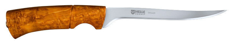 Helle Steinbit Knife - Premium Scandinavian Hunting Knife with Leather Sheath - Perfect for Outdoor, Camping, and Bushcraft Adventures