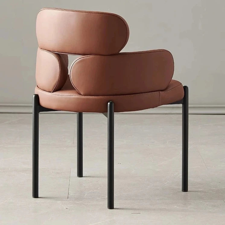 Italian Minimalist Designer Dining Chair - Modern & Elegant Wooden Chair for Kitchen, Dining Room, Restaurant - Perfect for Home Decor & Entertaining Guests
