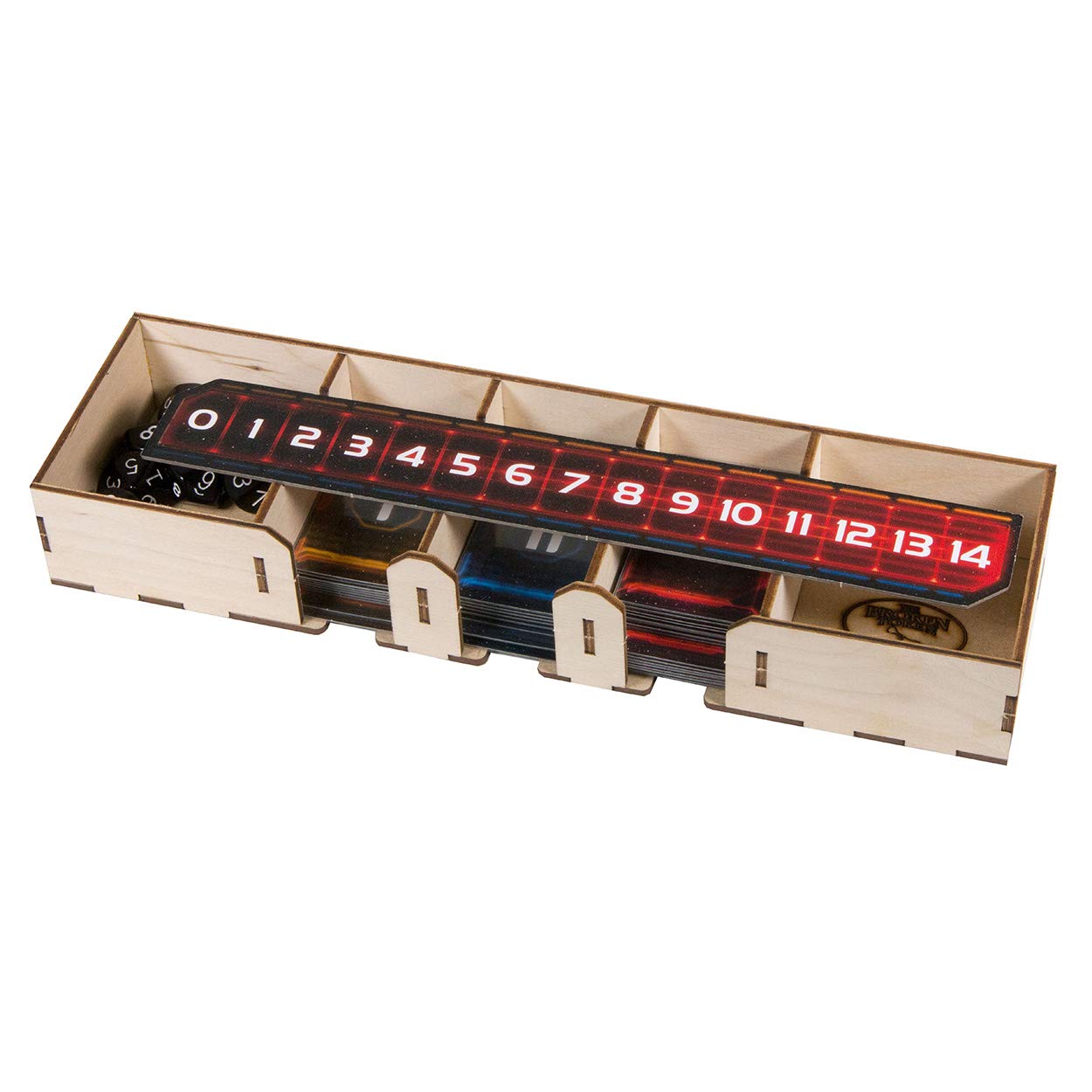 The Broken Token Imperious Twilight Box - Premium Wooden Game Organizer with Multiple Trays for Twilight Imperium Board Game | Perfect for Game Nights & Storage Solutions