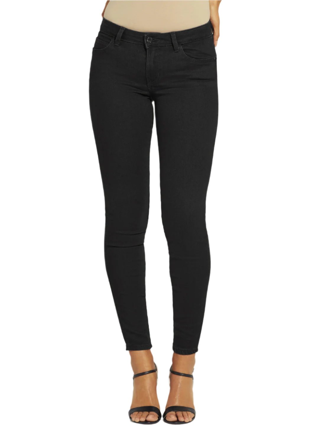 Vintage 1981 High Rise Skinny Jeans for Women - Carrie Black Wash Distressed Denim Pants | Perfect for Casual Outfits, Night Out & Retro Fashion