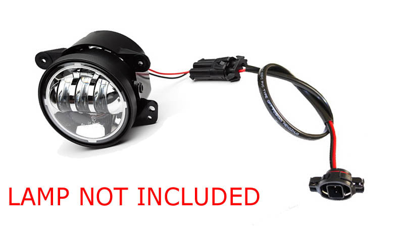 LED Fog Light Conversion Adapter Wiring Kit for 2010-2021 Jeep Wrangler JK - Easy Plug & Play Installation for Off-Road & Night Driving