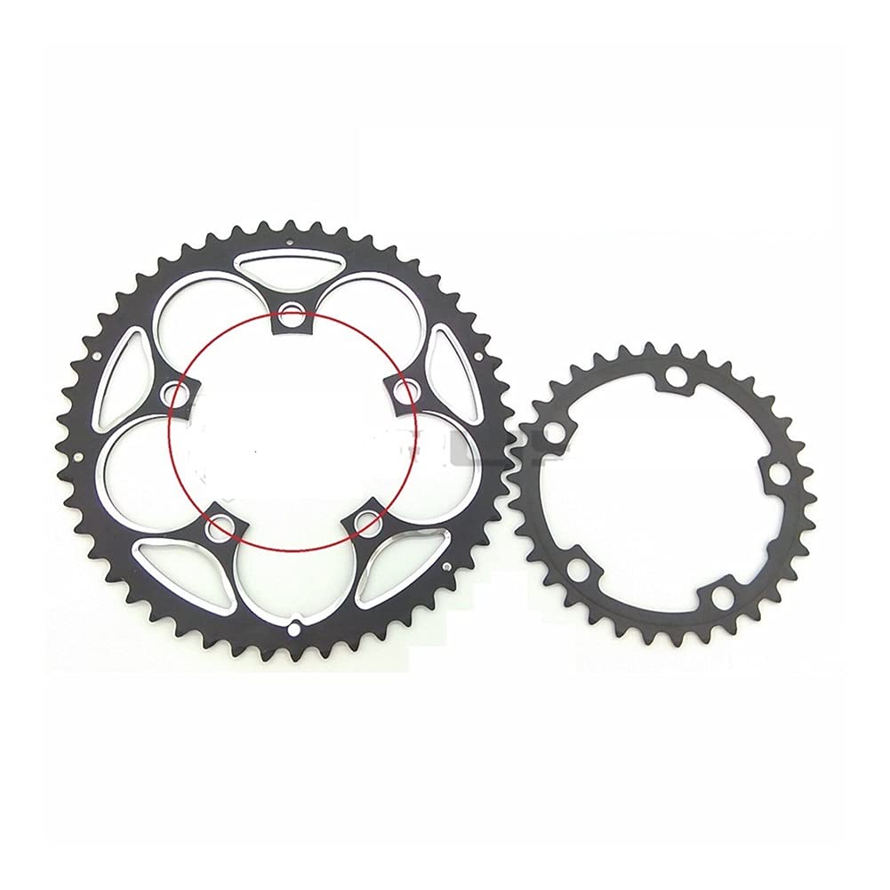 **110 BCD Road Bike Chainring Set - 50T/48T/34T Double Crown Sprockets for Folding & Road Bicycles - Perfect for Commuting & Performance Cycling**