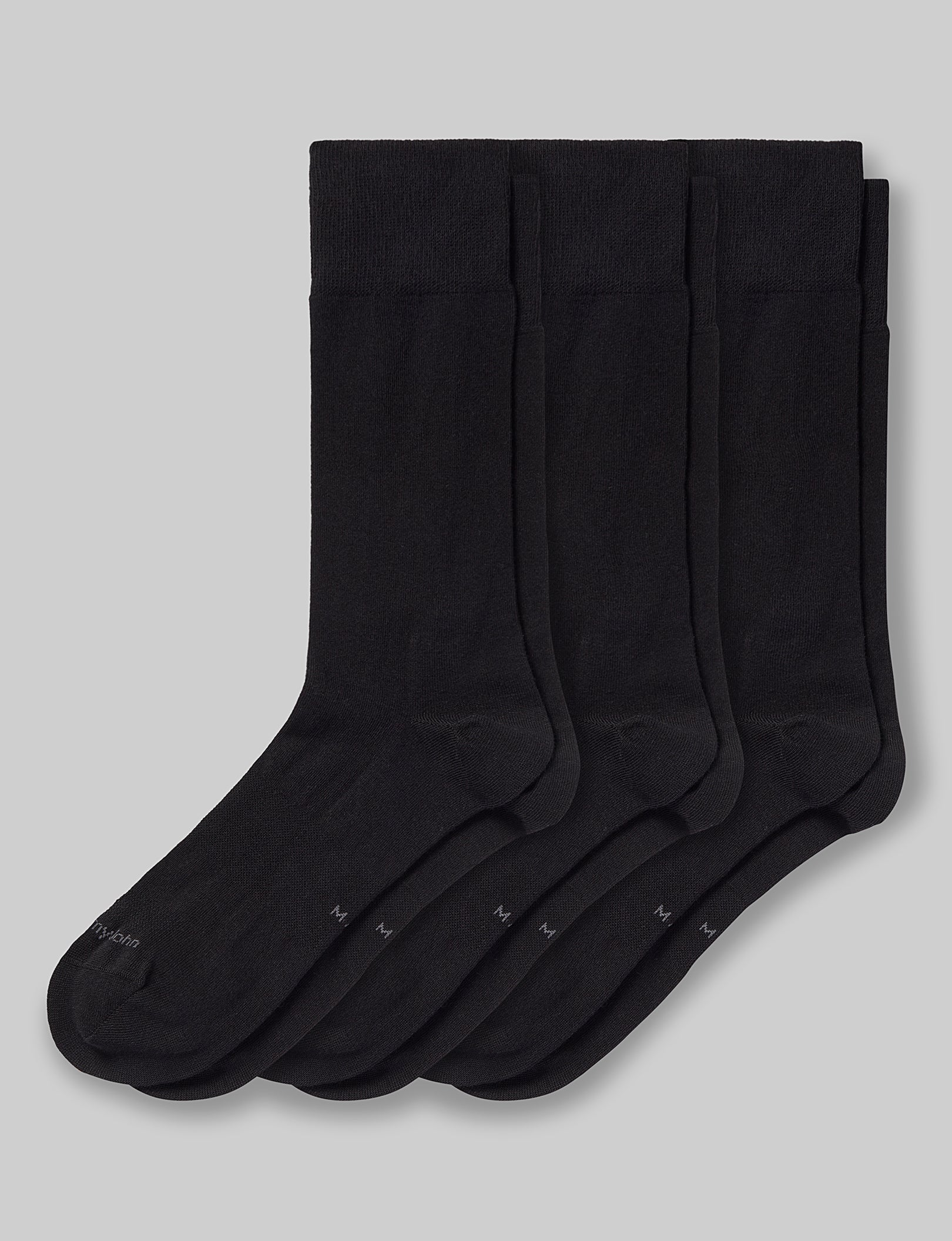 Comfortable Dress Crew Socks 3-Pack for Men & Women - Perfect for Office, Business & Formal Occasions