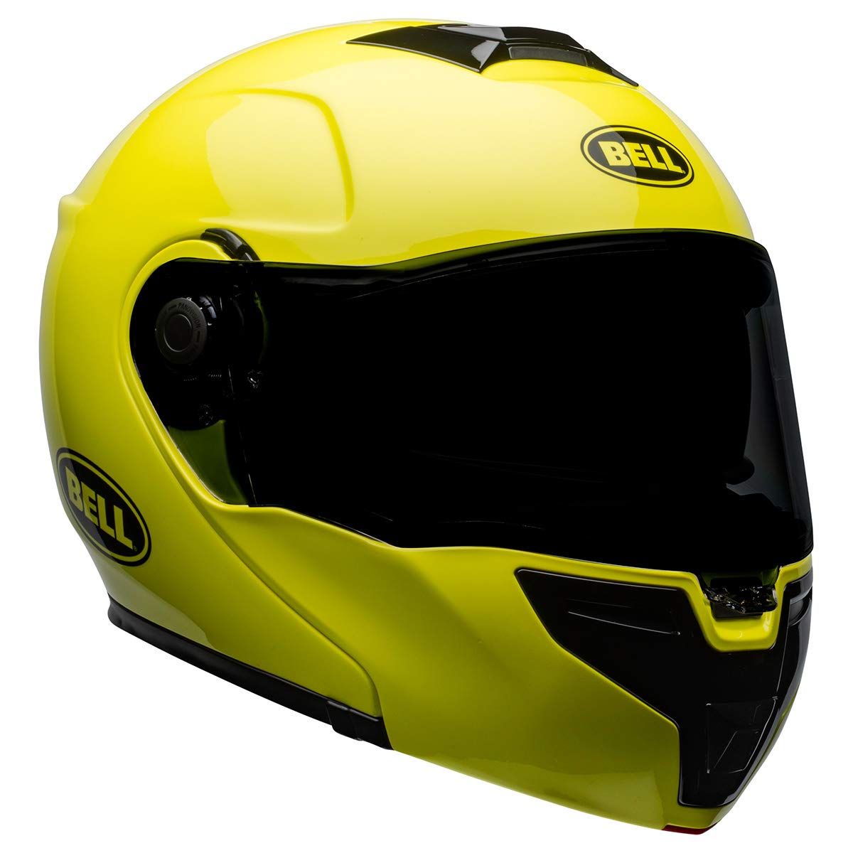BELL SRT Modular Helmet - High Visibility Gloss Finish (Small) - DOT Certified Motorcycle Helmet for Safe Riding - Perfect for Commuting, Touring & Adventure Motorcycles