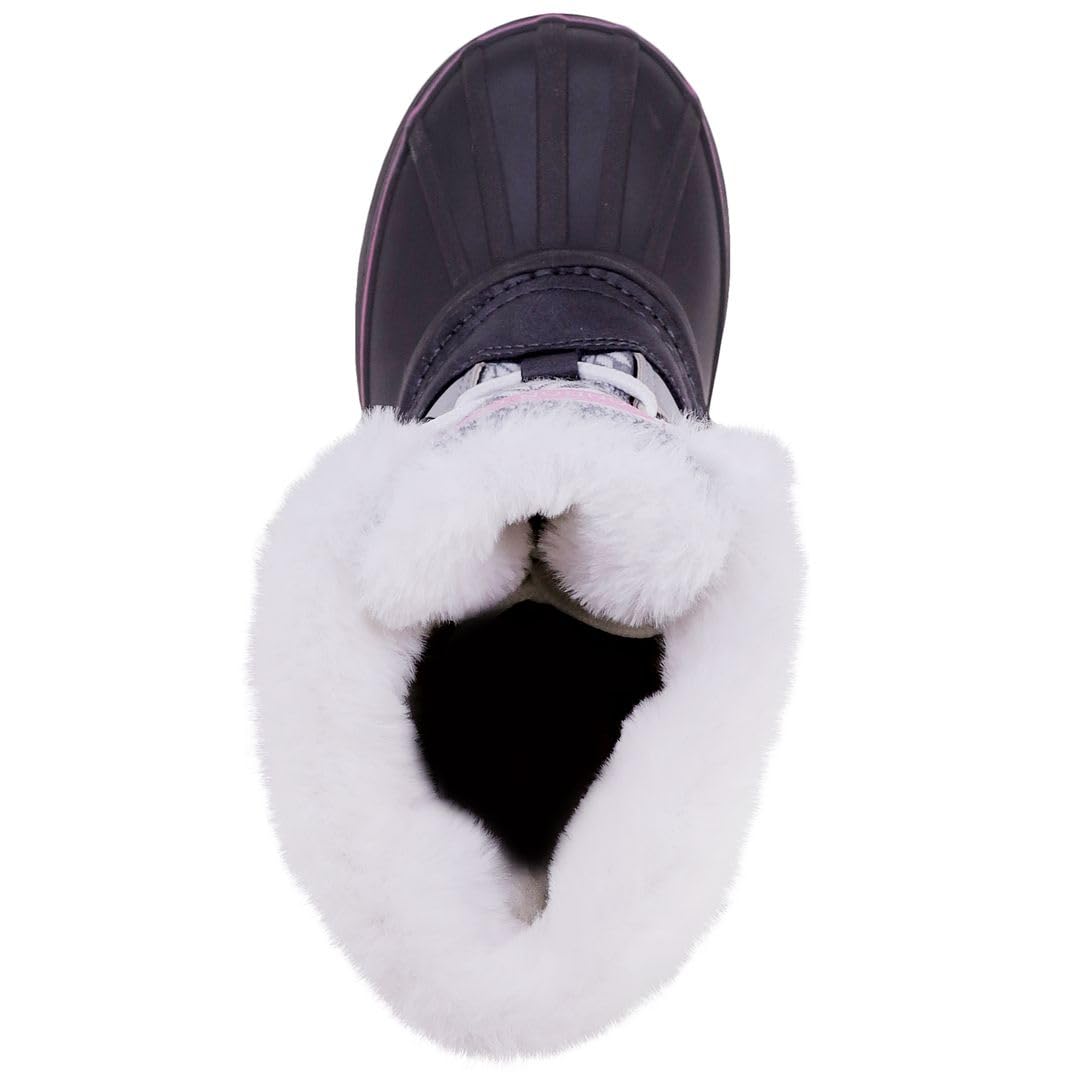 London Fog Girls' Warm Lined Snow Boots for Winter & Cold Weather