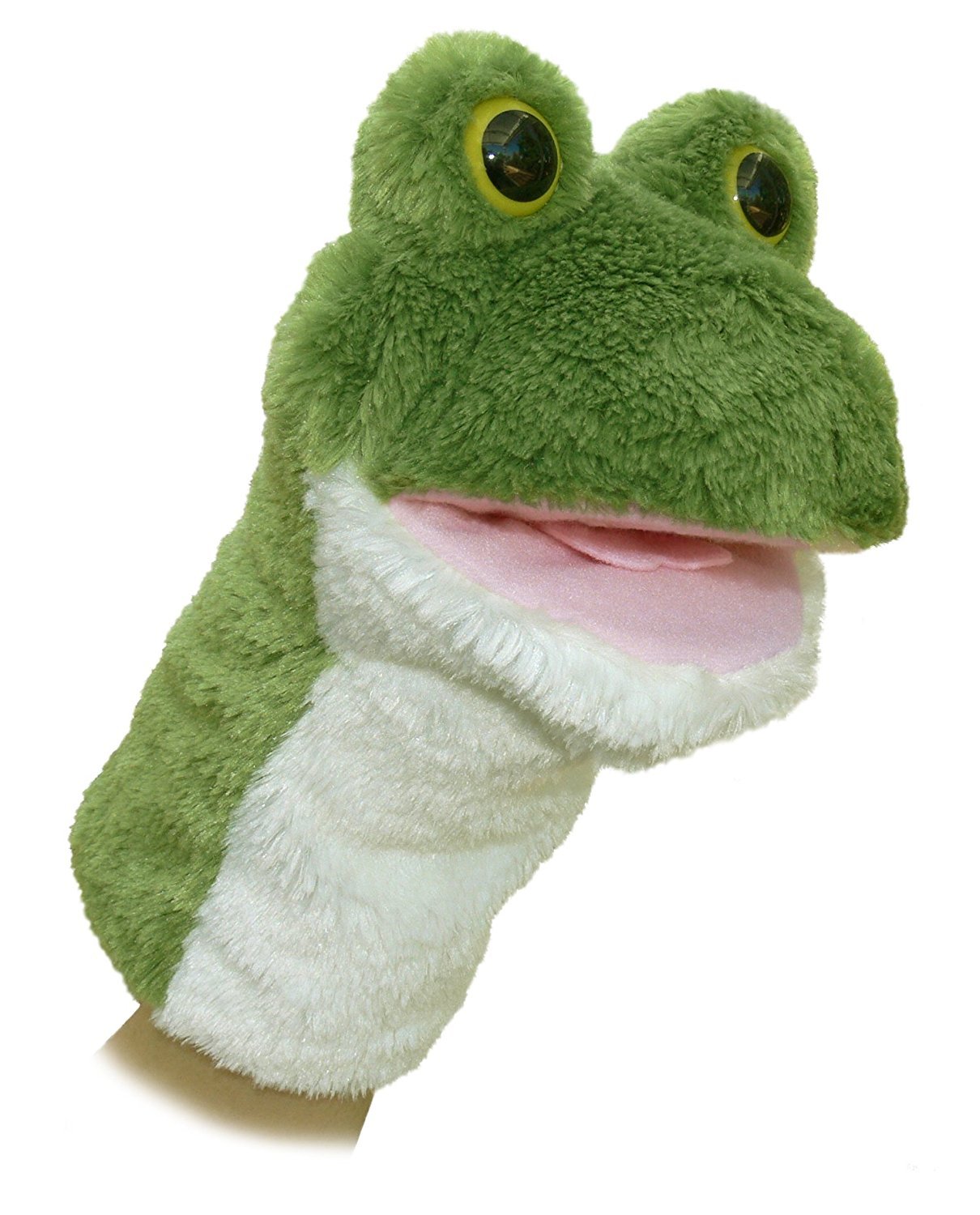 Aurora® Interactive Hand Puppet Frog Stuffed Animal - 10