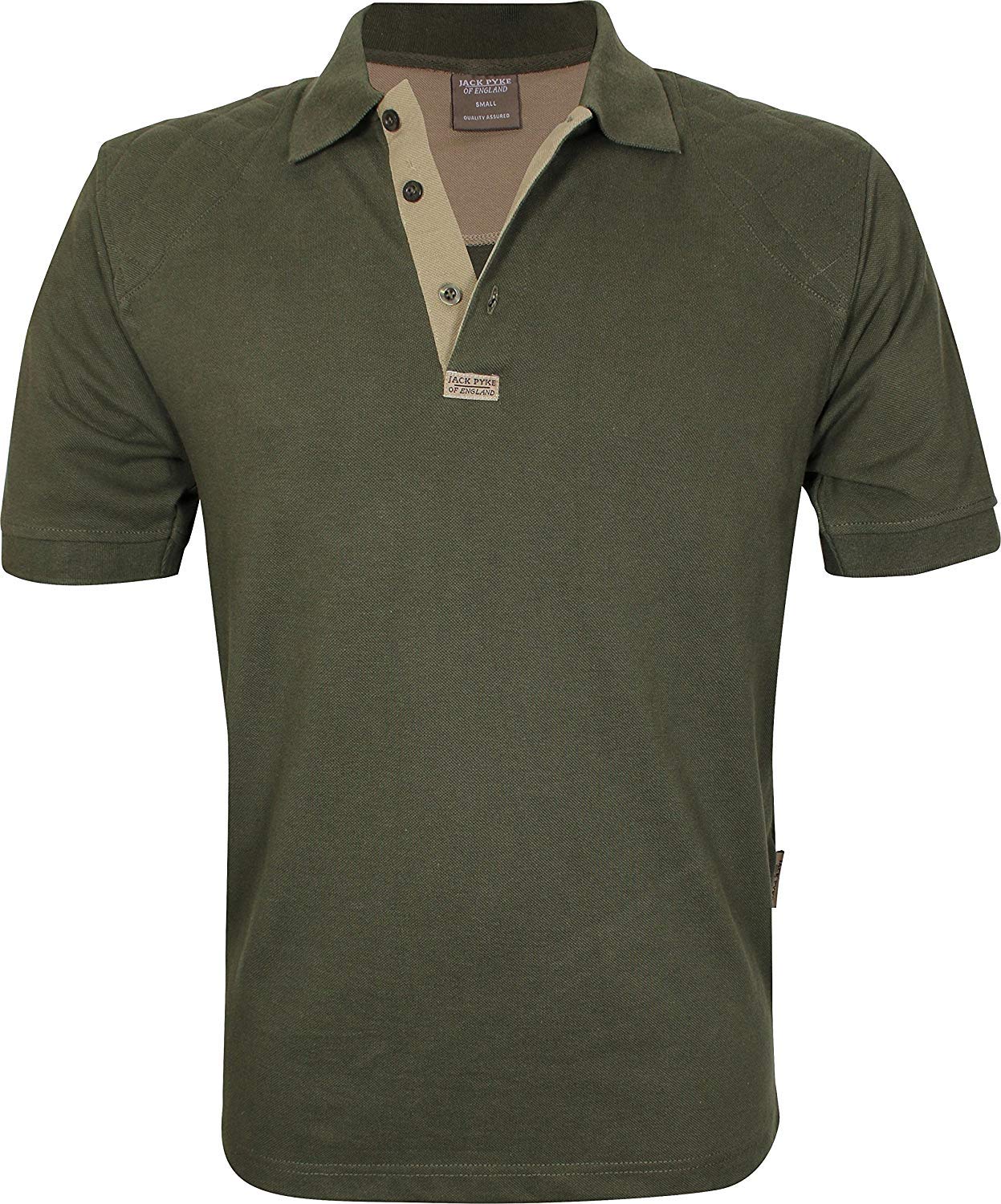 Men's Athletic Performance Polo Shirt - Breathable Quick-Dry Golf Tennis Shirt, Green, Medium - Perfect for Golf, Tennis, Gym & Casual Wear