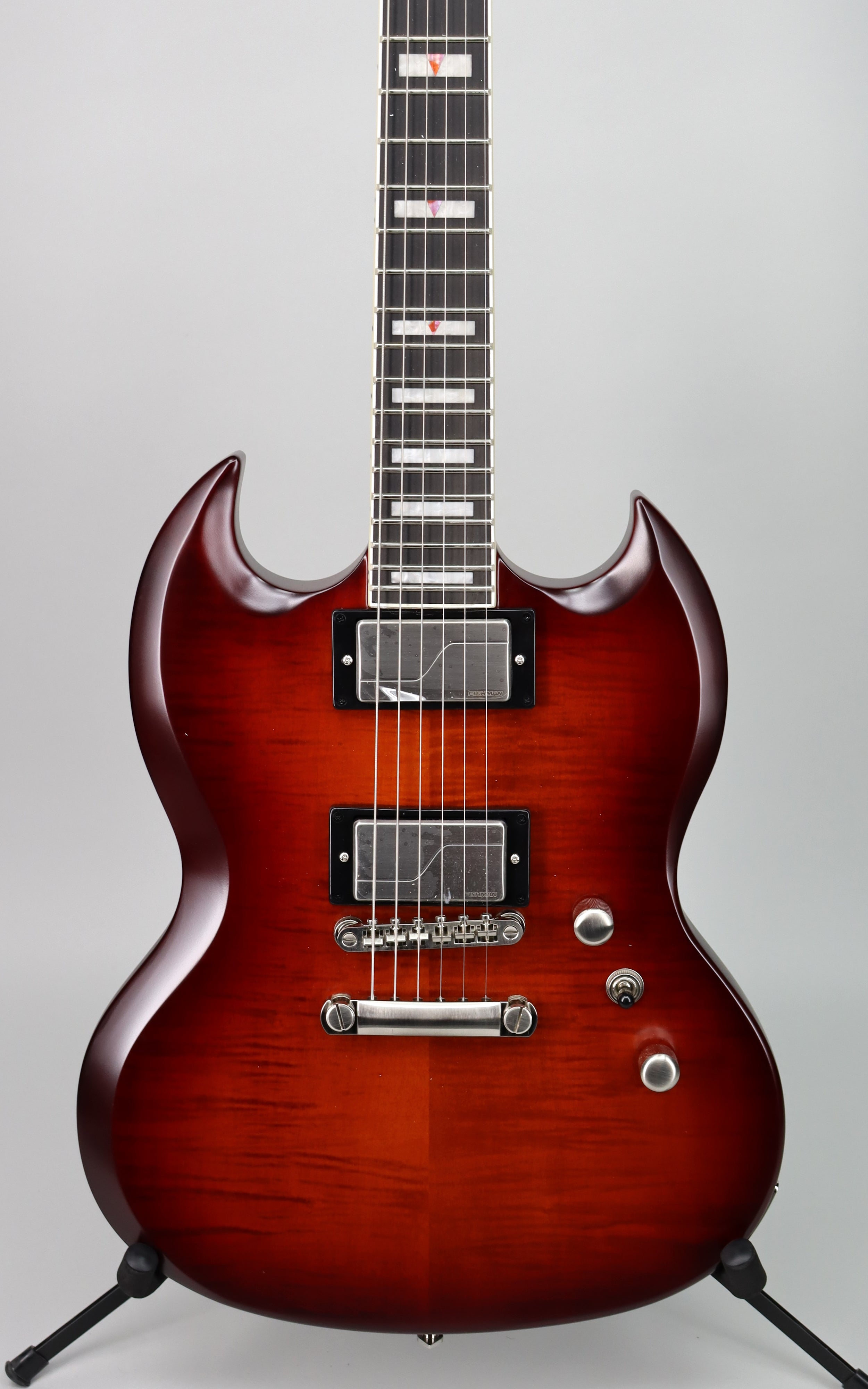 Epiphone SG Prophecy Electric Guitar - Aged Bengal Tiger Burst Finish | Perfect for Rock, Blues & Stage Performances