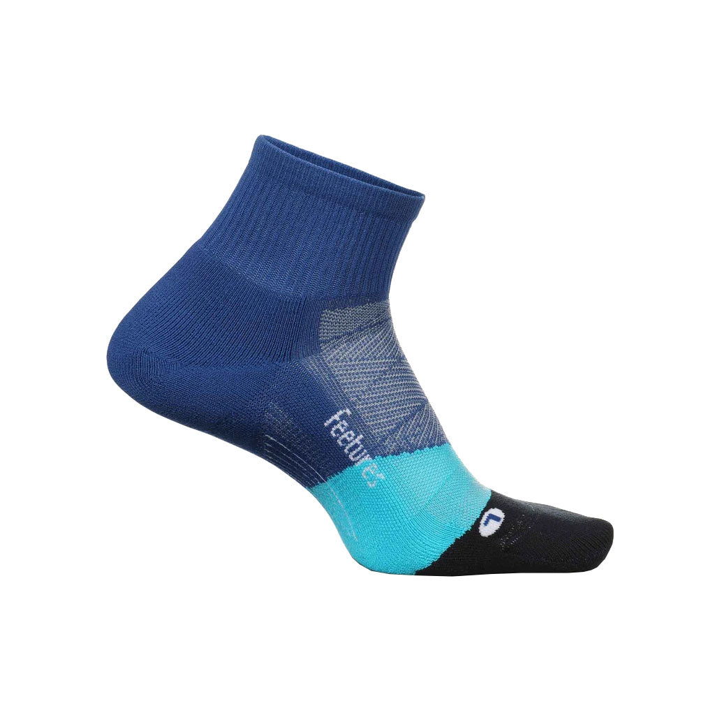 Feetures Elite Light Cushion Unisex Quarter Socks - Best Running & Hiking Socks for Men & Women - Perfect for Athletic Performance & Outdoor Adventures