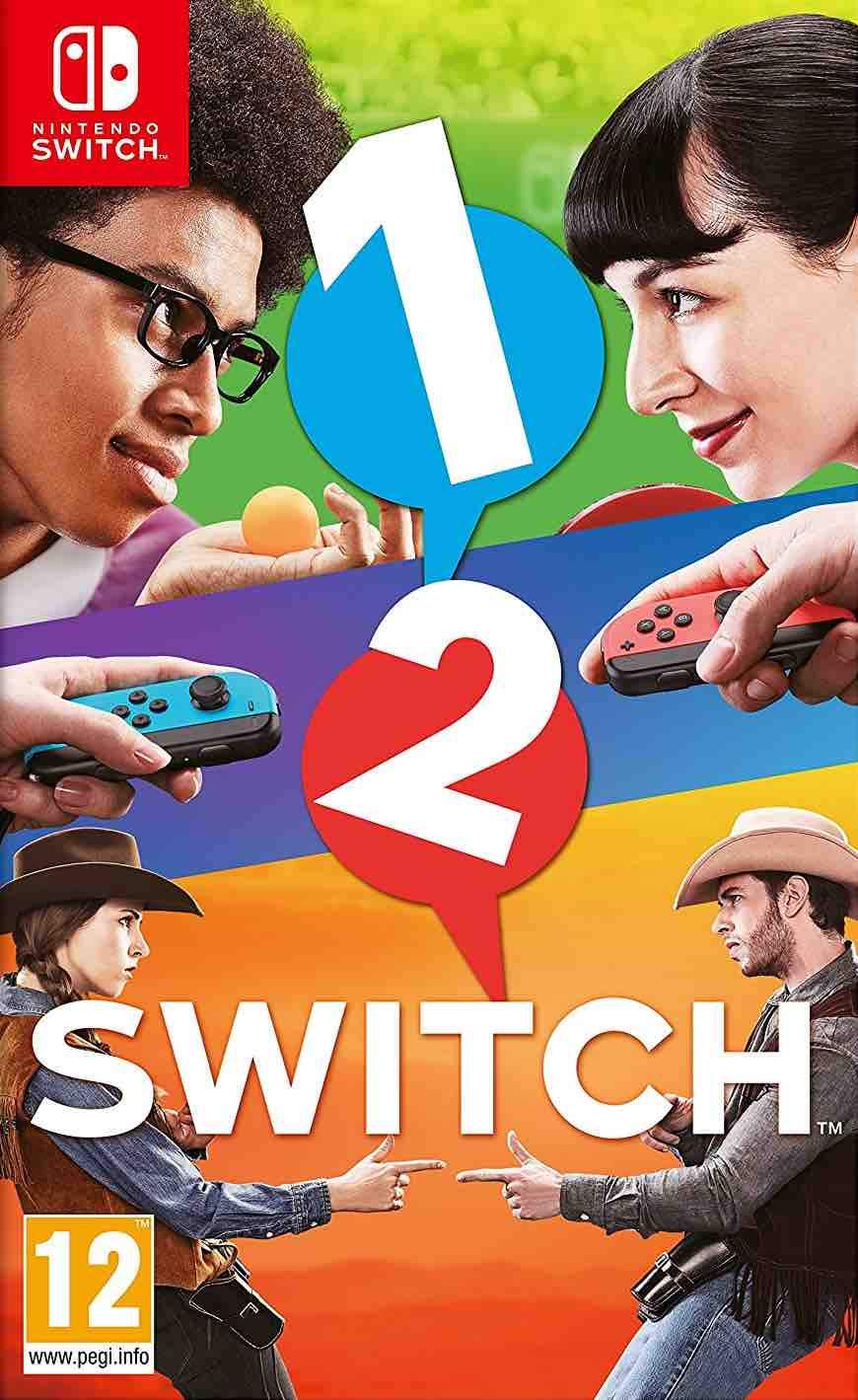 1-2-Switch Game for Nintendo Switch - Fun Party & Family Multiplayer Video Game - Perfect for Game Nights, Gatherings & Social Events