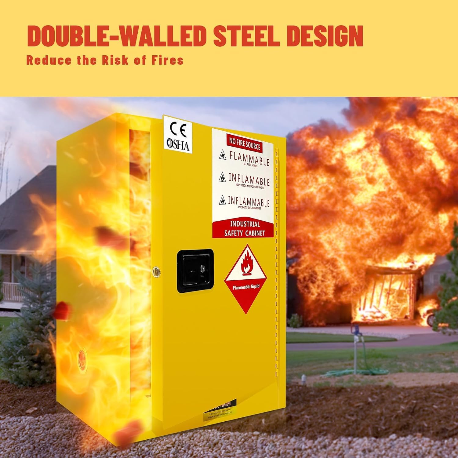 18 Gallon Flammable Storage Cabinet - 18
