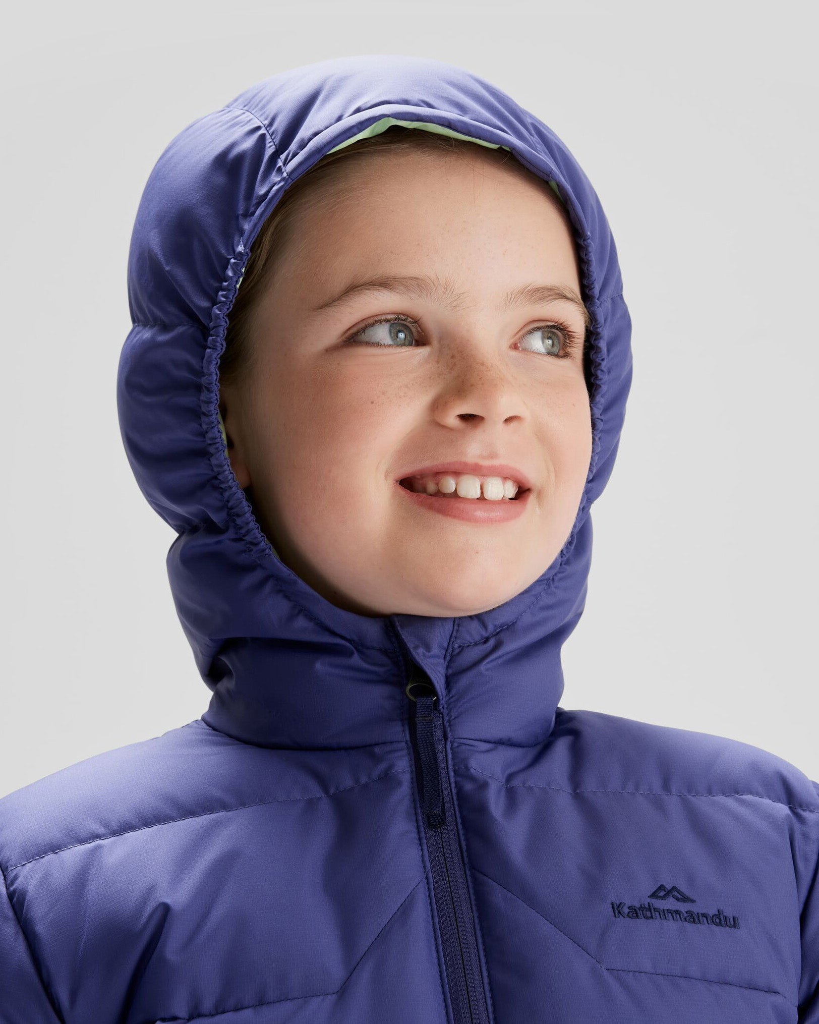 Girls' Epiq Down Jacket - Warm Winter Coat with Horizon Line Design for Outdoor Activities & School