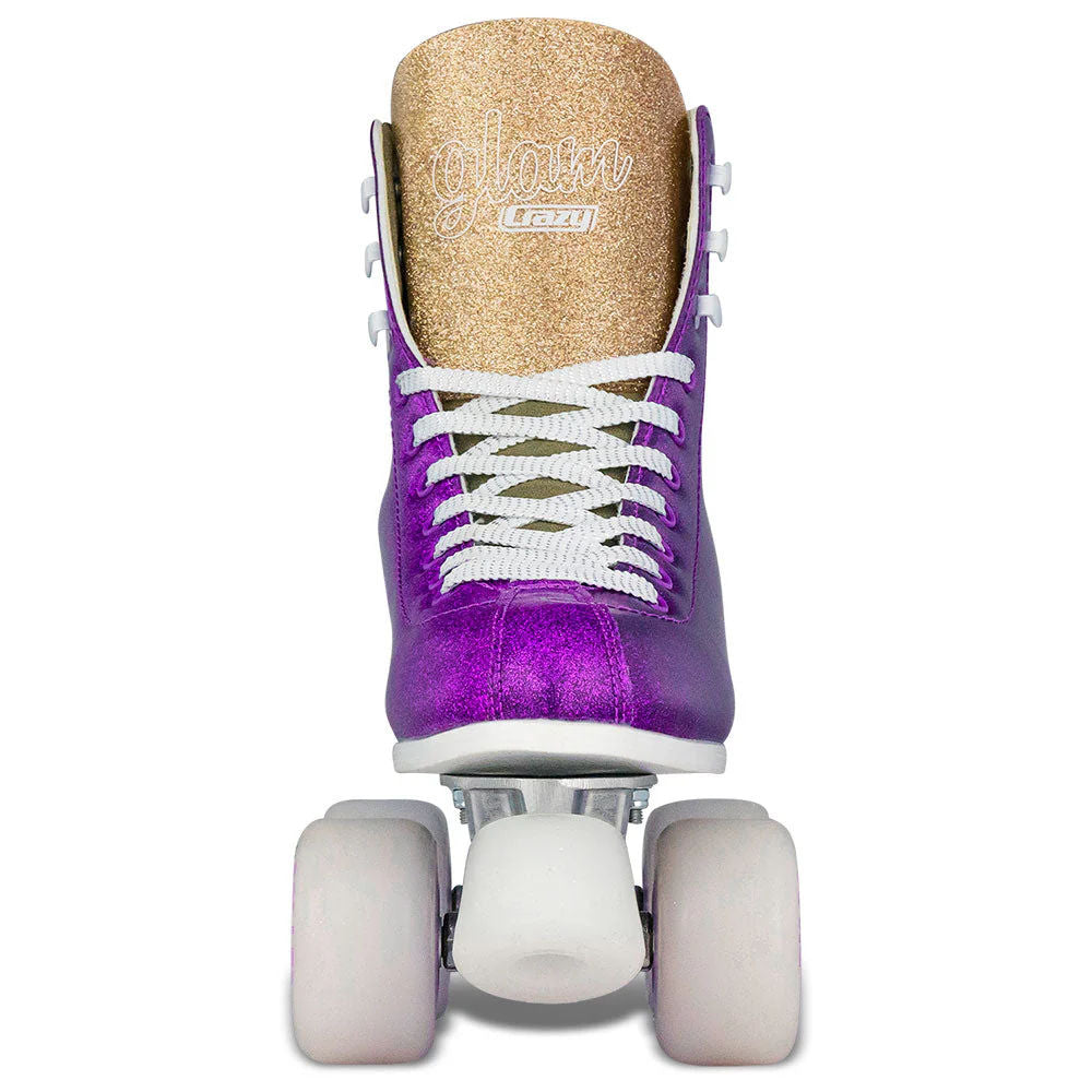 Crazy Disco Glam 21 Roller Skates for Women & Girls - Light Up Wheels, Adjustable Sizes - Perfect for Parties, Rinks & Outdoor Fun