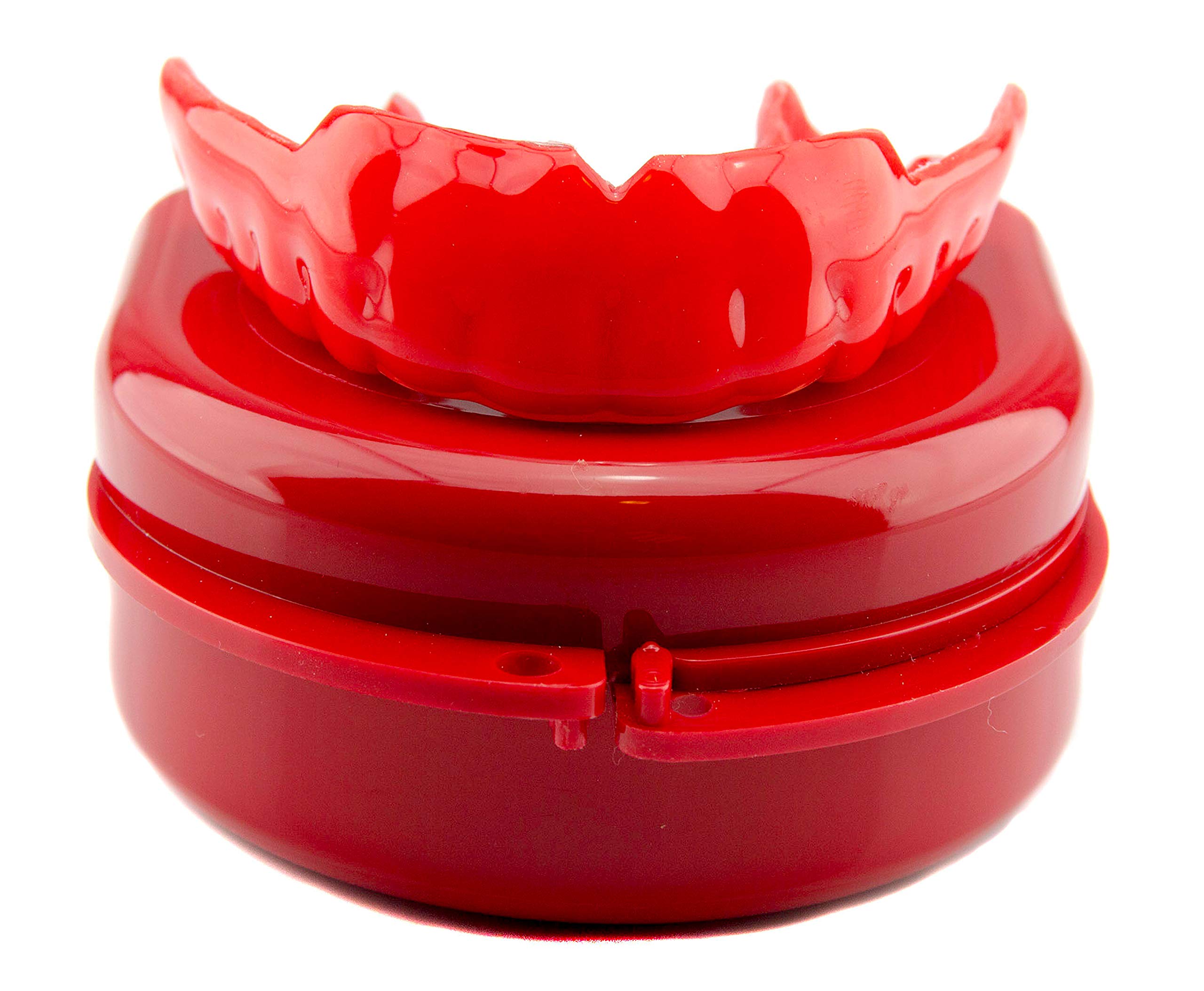 Custom Professional MMA Boxing Muay Thai Mouthguard - Impact Resistant Red - Perfect for Training, Sparring & Competition