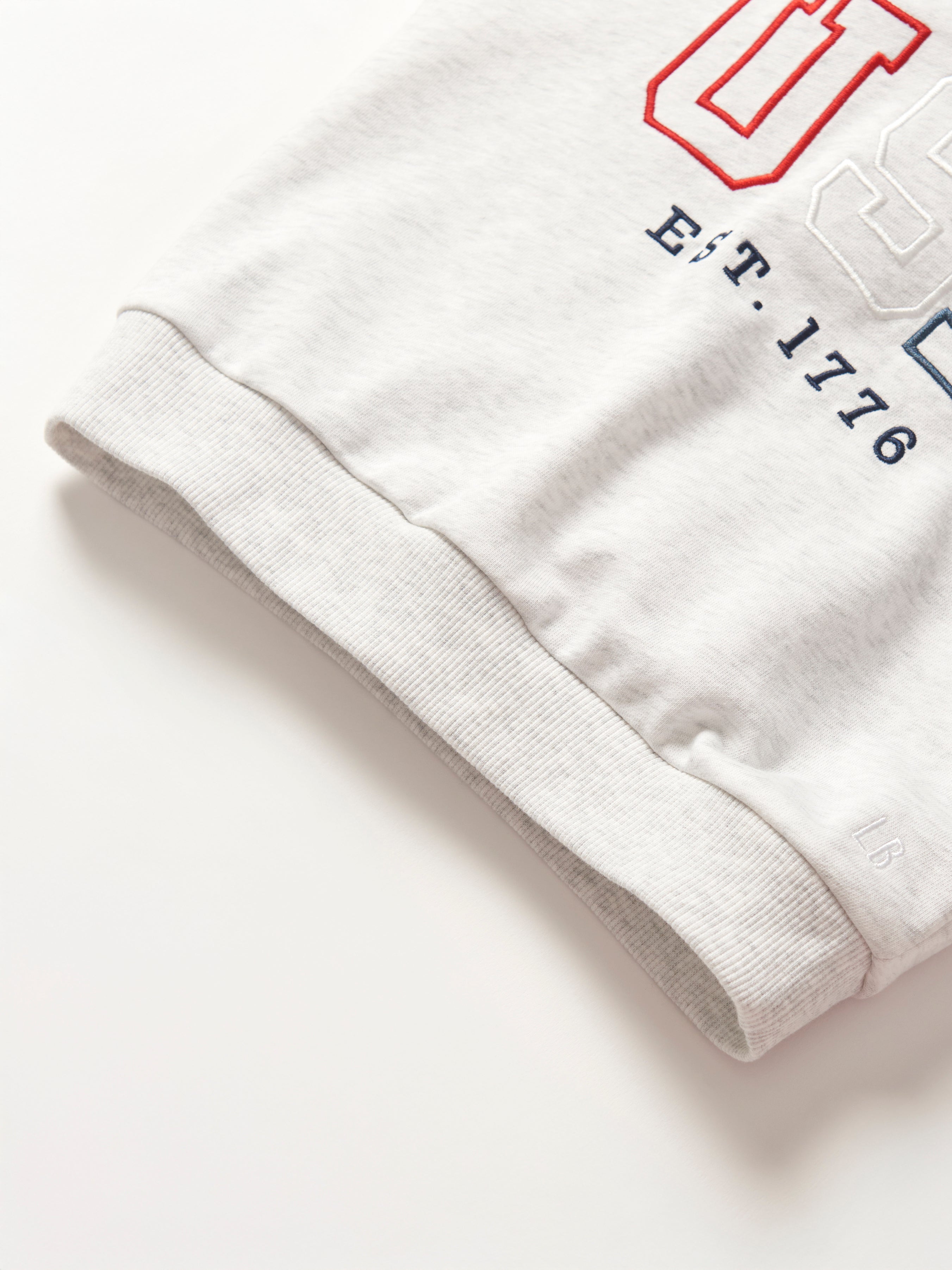 Premium USA Lightweight Crewneck Sweatshirt - Soft Heather Grey Cotton Blend - Comfortable Casual Wear for Men & Women - Perfect for Lounging, Travel & Everyday Outfits