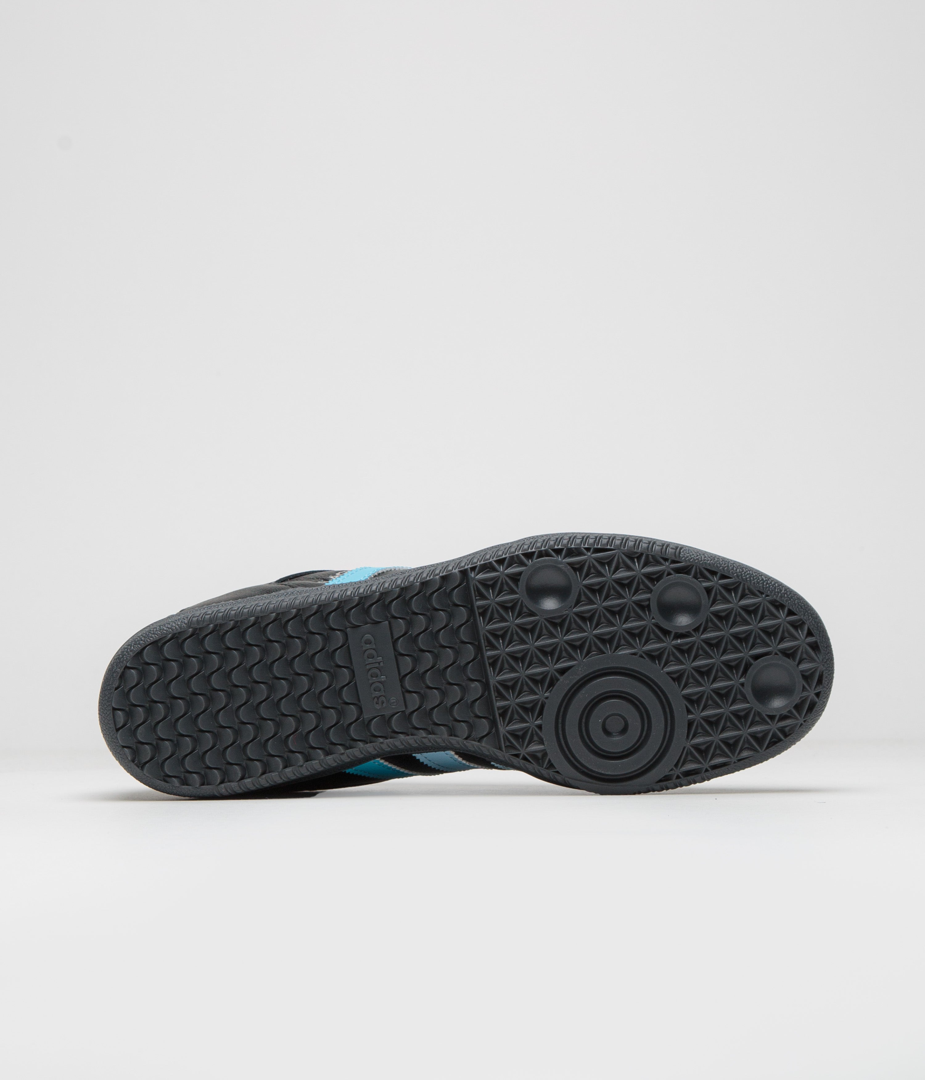 Adidas x Black Sheep x Charlotte FC Samba ADV Shoes - Core Black/FTWR White/Ice Blue - Men's Sneakers for Casual Wear, Street Style & Soccer Fans