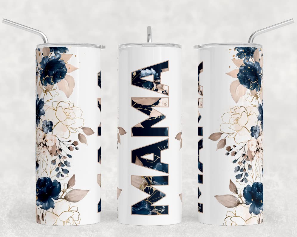 Custom Mama Tumbler Sublimation Bundle - Ready to Press Heat Transfer Designs for 20oz Tumblers | Perfect for Mother's Day Gifts, Personalized Drinkware & DIY Craft Projects