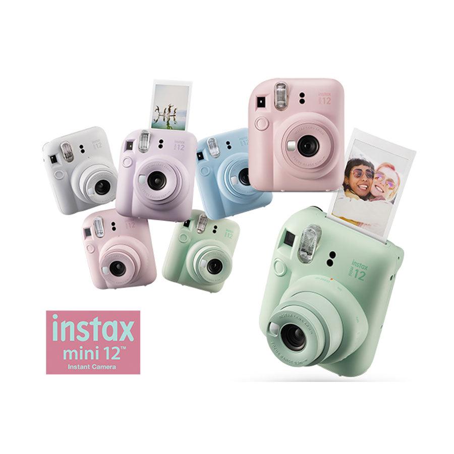 FUJIFILM Instax Mini 12 Instant Camera - Pastel Blue | Portable Instant Film Camera for Travel, Parties & Memories | Perfect Gift for Teens & Adults