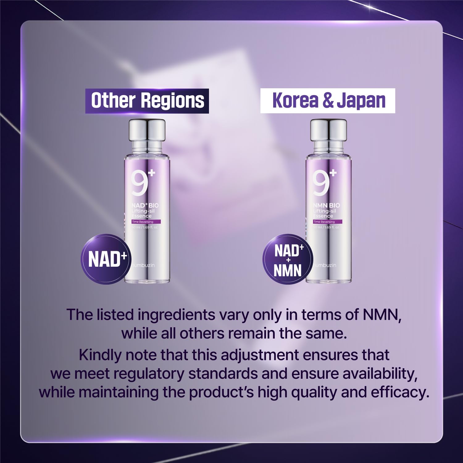Numbuzin No.9 NAD+ Bio Lifting Silk Essence - Anti-Aging Face Serum with Peptides for Wrinkles, Fine Lines & Firming | Brightens Dull Skin & Improves Elasticity | 1.69 fl oz | Perfect for Night Routine & Mature Skin Care