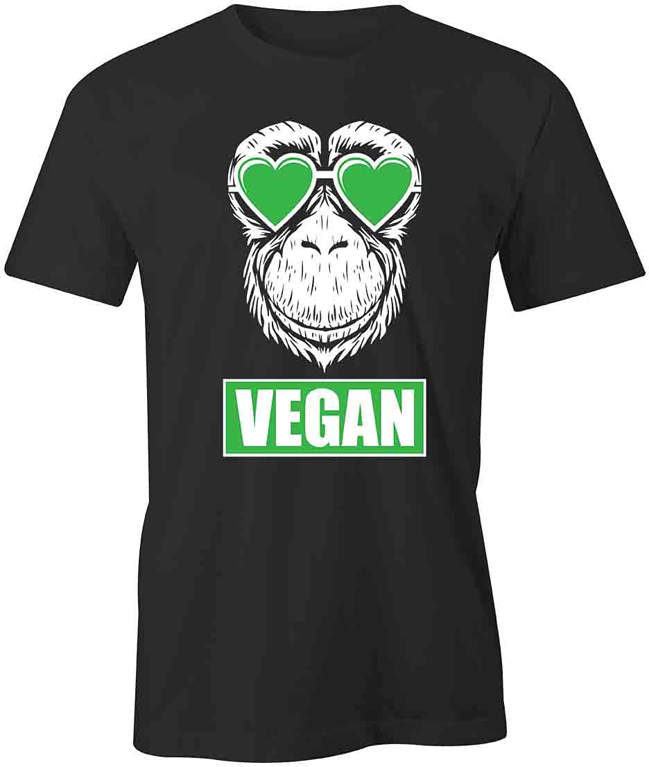 Vegan T-Shirt for Women & Men | Soft Cotton Black Graphic Tee with Eco-Friendly Print | Perfect for Casual Wear, Animal Rights Events & Sustainable Fashion