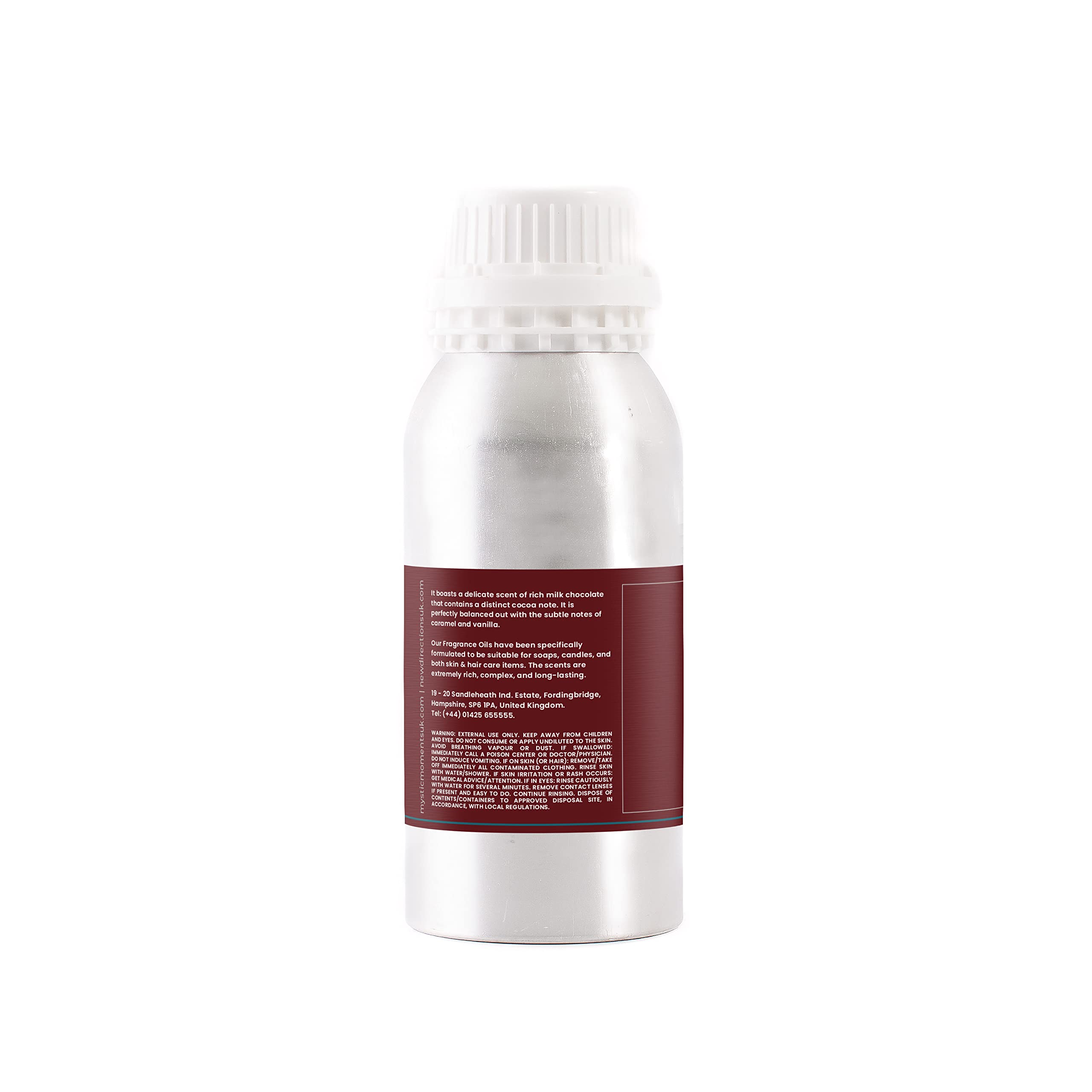 Mystic Moments Chocolate Fragrance Oil 500g - Premium Scent for DIY Soap Making, Candle Crafting, Bath Bombs, Aromatherapy Diffusers & Skincare - Perfect for Home Spa & Gift Sets