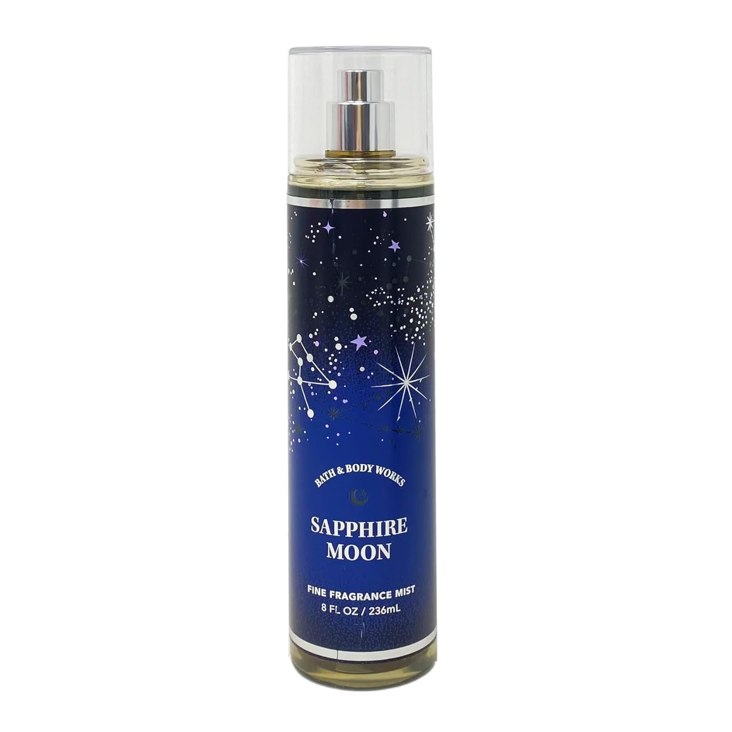Bath & Body Works Sapphire Moon Fine Fragrance Body Spray Mist - 8 fl oz (236 mL) for Women, Long-Lasting & Refreshing Scent - Perfect for Daily Use, Gym, Work & Special Occasions