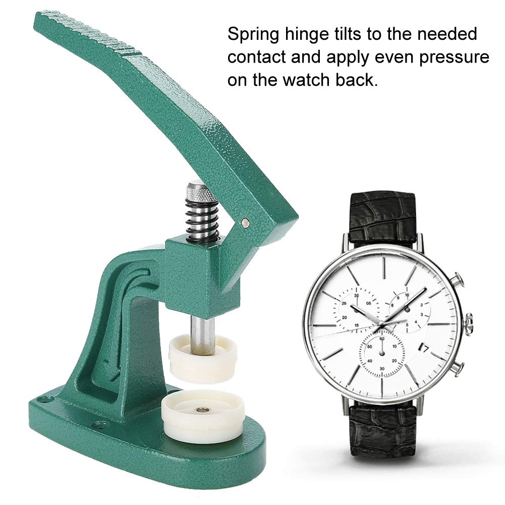Giny Professional Watch Crystal Press Tool - Durable & Convenient Watch Repair Kit for Watchmakers | Perfect for Watch Battery Replacement, Lens Repair & Maintenance