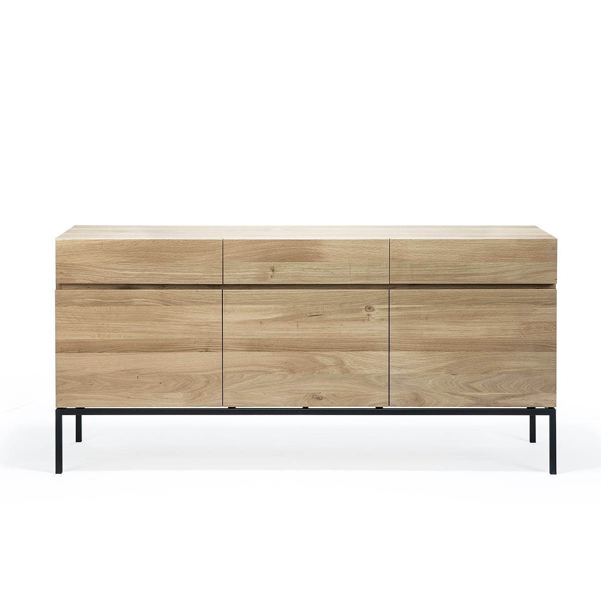 Ligna 3 Door Sideboard - Modern Wood Buffet Cabinet with Storage for Dining Room, Living Room & Entryway | Perfect for Home Decor & Organization