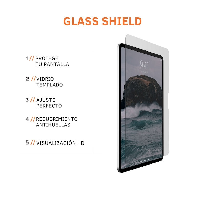 UAG Screen Protector for iPad Pro 13 M4 - Tempered Glass, Anti-Scratch, Bubble-Free - Perfect for Work, Study, and Entertainment