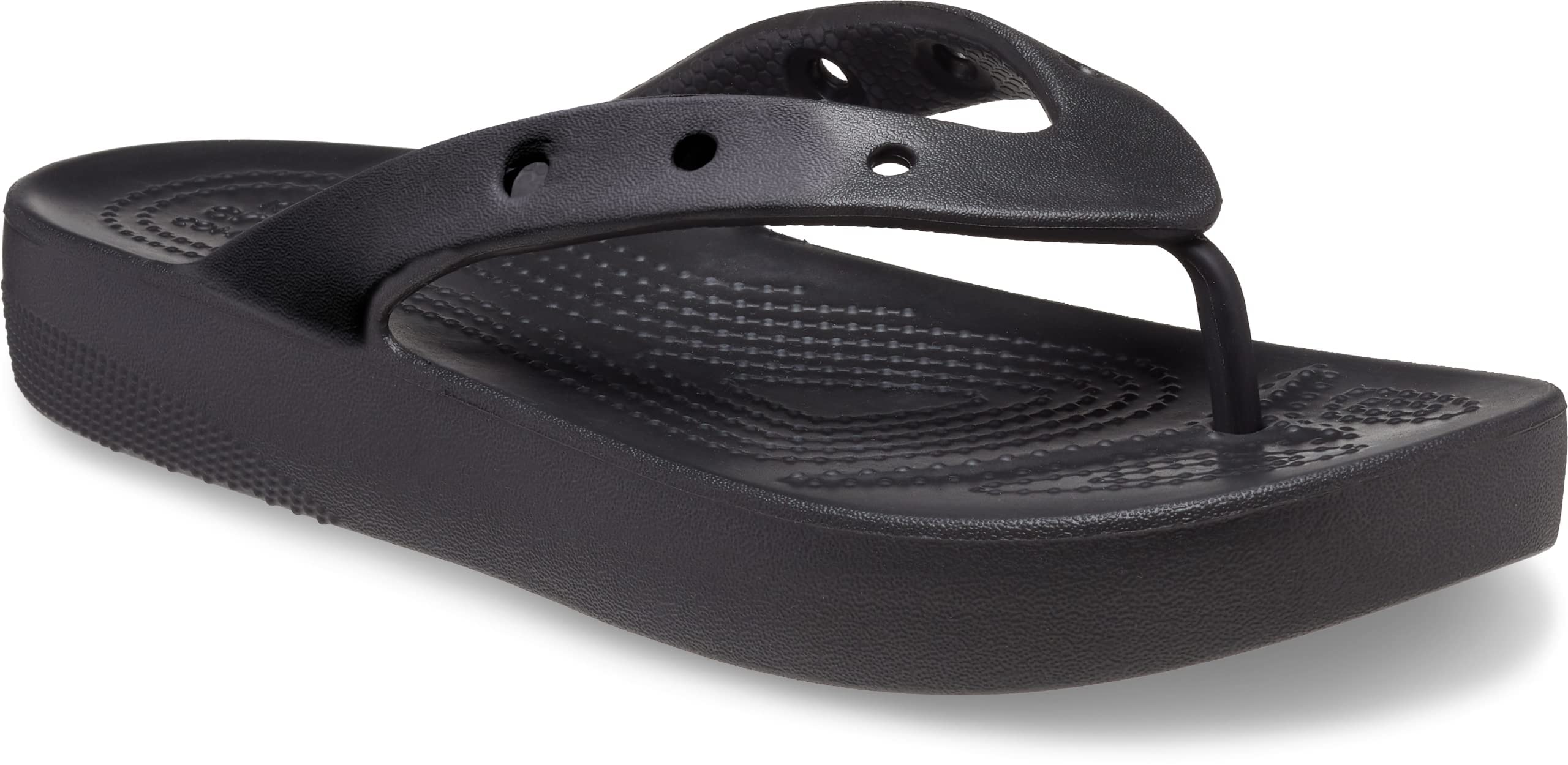 Crocs Classic Platform Flip Flops for Women - Comfortable Sandals with Arch Support | Perfect for Beach, Pool, and Summer Outfits