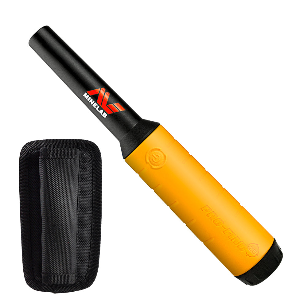 Minelab X-TERRA ELITE Waterproof Metal Detector with Pro-Find 20 Pinpointer - Professional Gold & Treasure Hunting Kit for Beach, Field & Outdoor Adventures