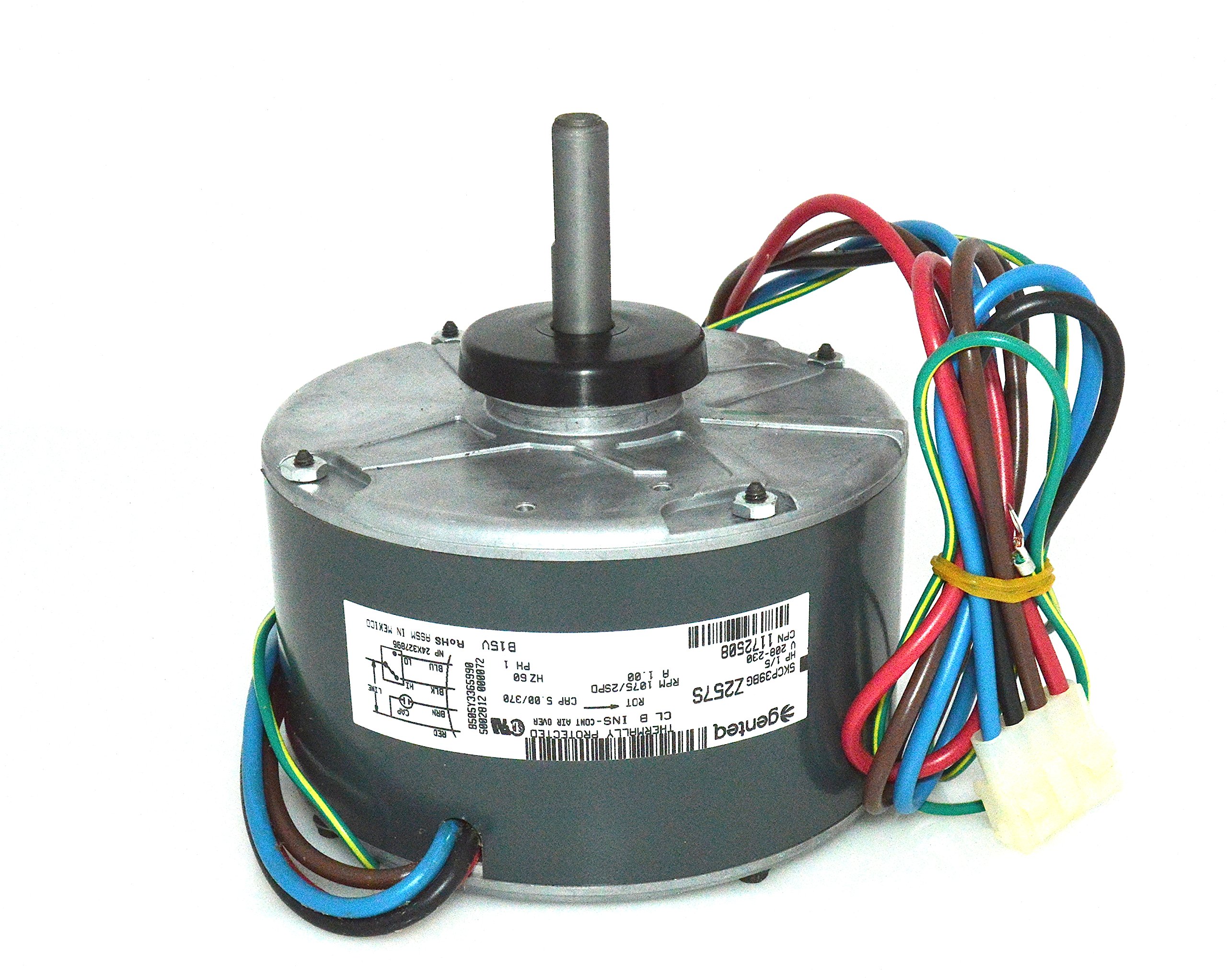 Original: 1172508 - OEM Upgraded Comfort Maker 1/5 HP 230v Condenser Fan Motor   Optimized: Comfort Maker 1/5 HP 230V Condenser Fan Motor - OEM Upgraded Replacement Part for HVAC Systems - Ideal for Home AC Units & Commercial Cooling Equipment